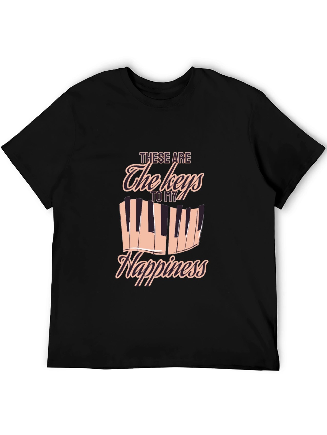 Piano Keys to My Happiness T-Shirt