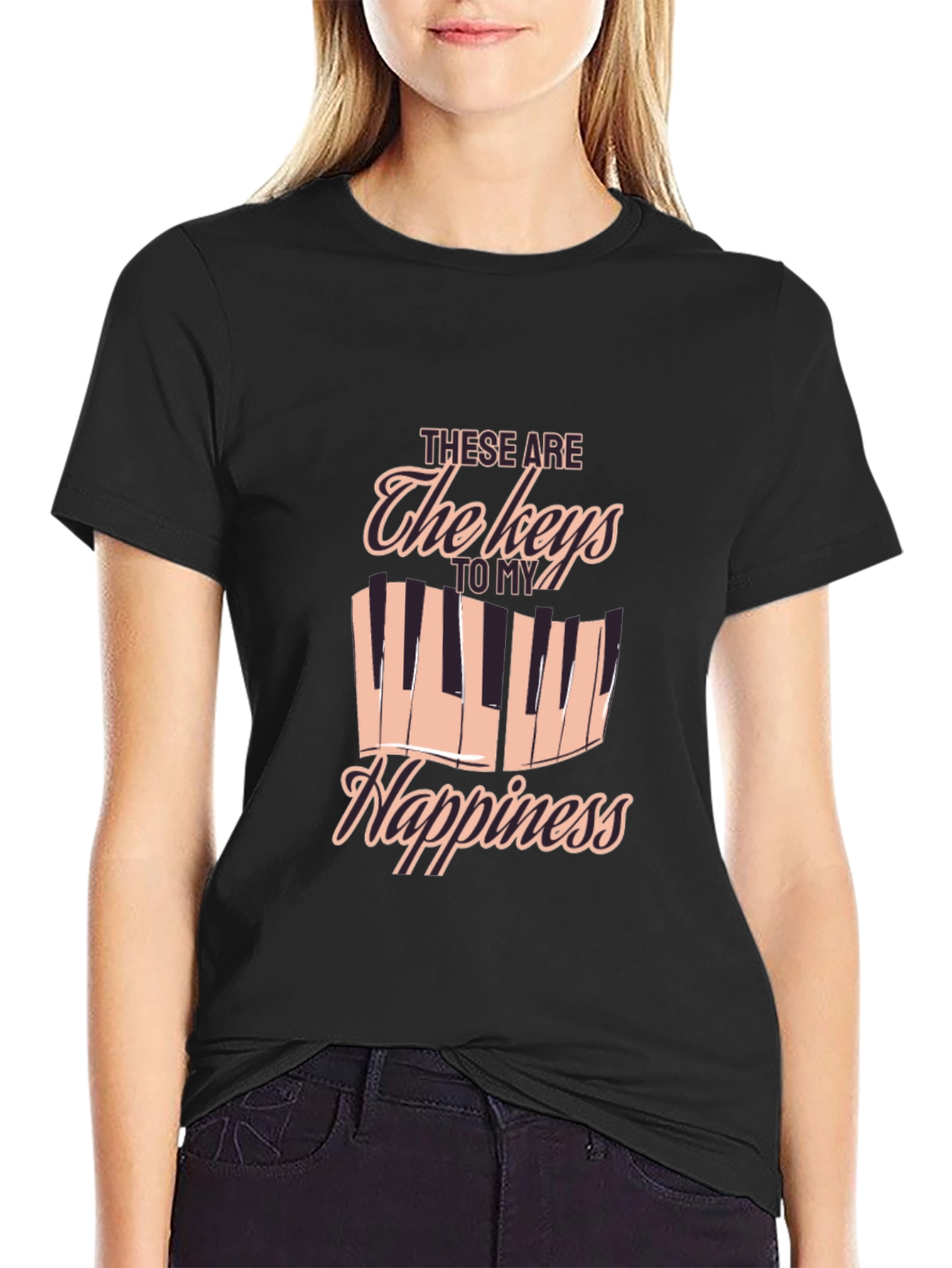 Piano Keys to My Happiness T-Shirt