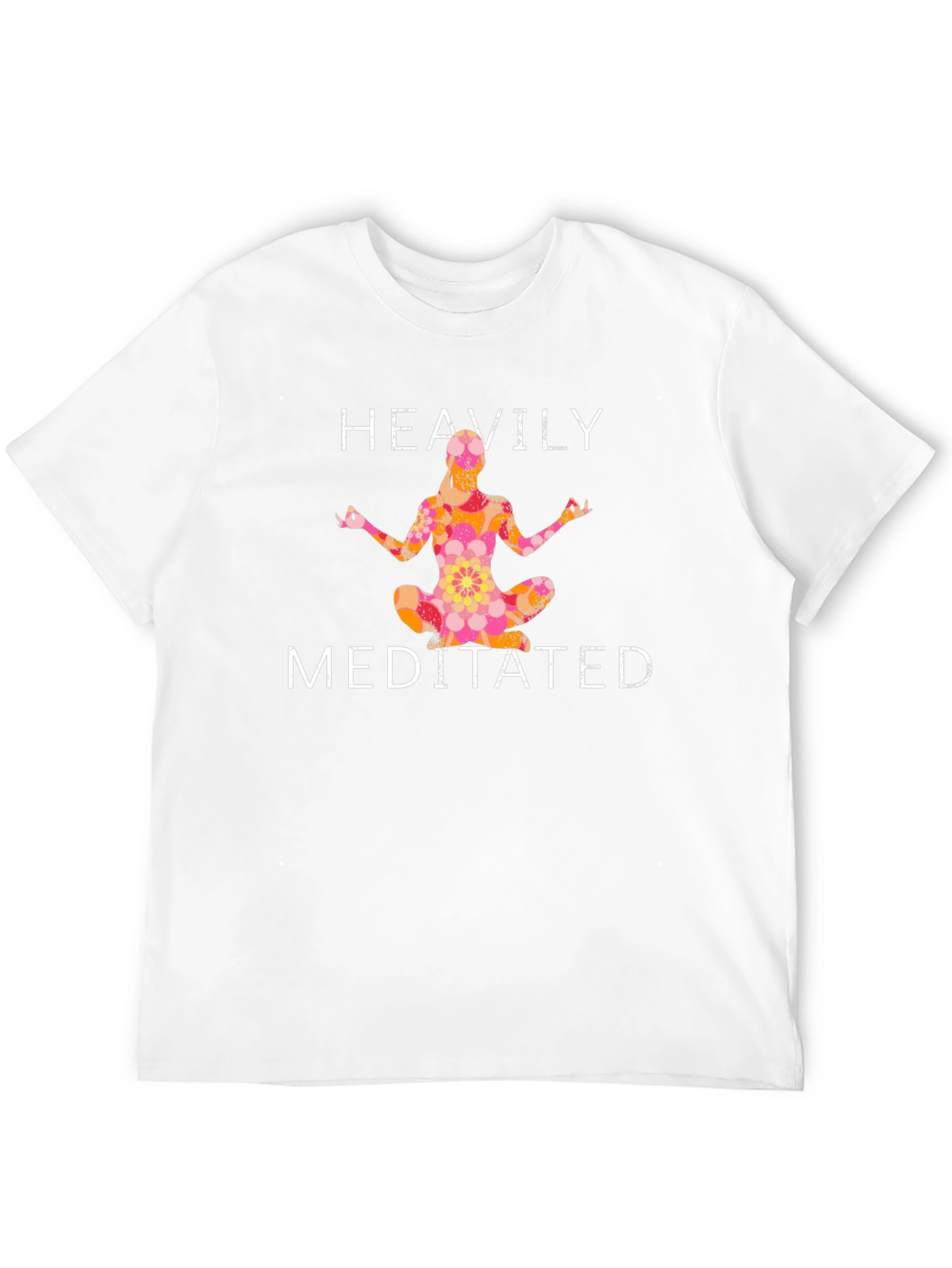 Heavily Meditated Graphic Tee - Black Yoga Shirt