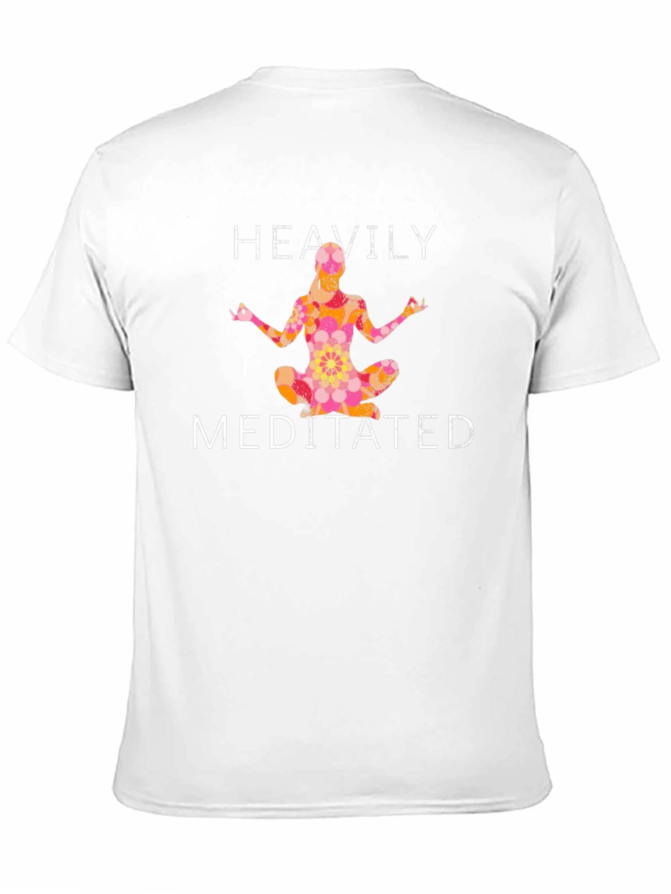 Heavily Meditated Graphic Tee - Black Yoga Shirt
