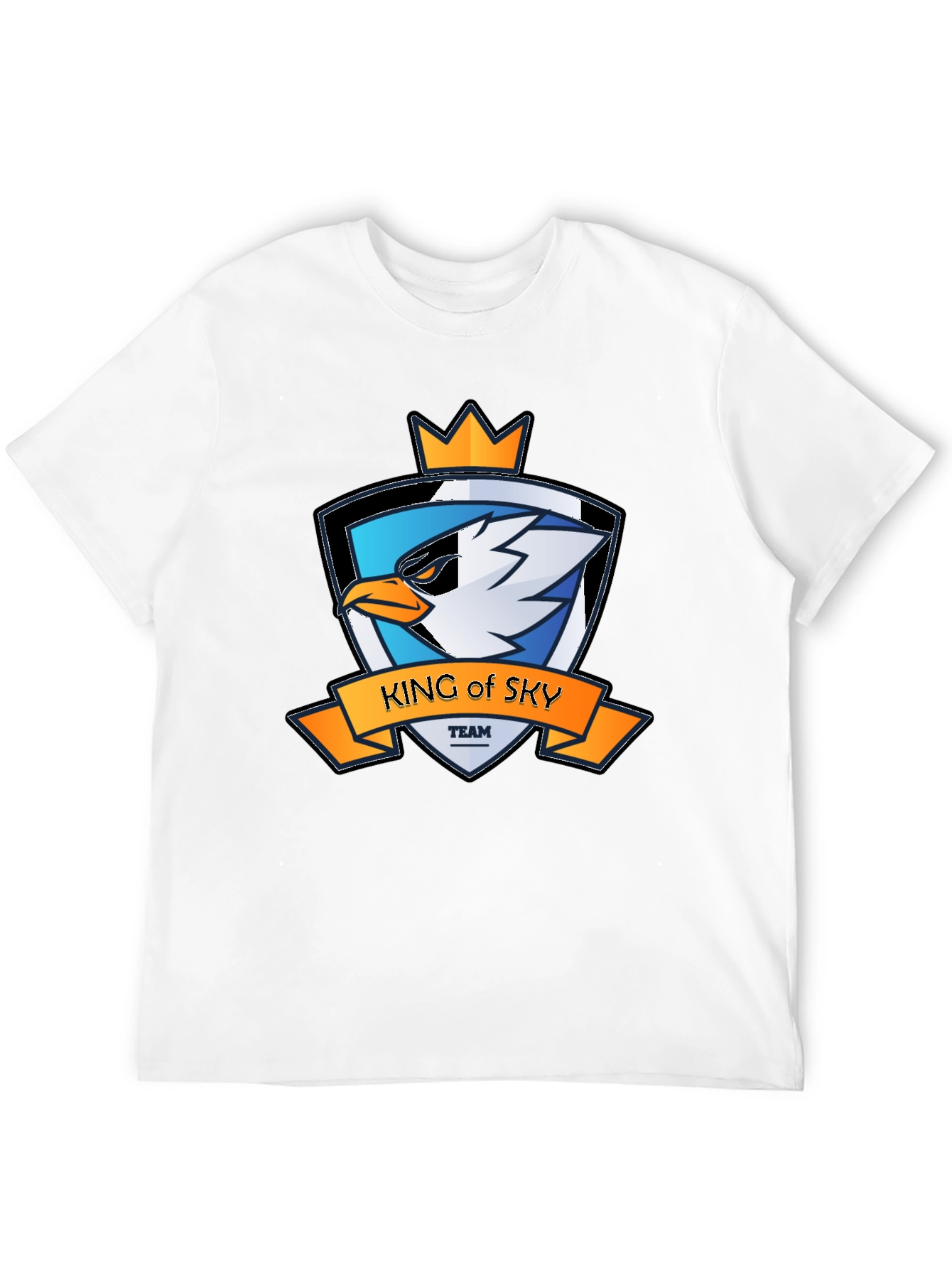 King of Sky Team Graphic T-Shirt - Black