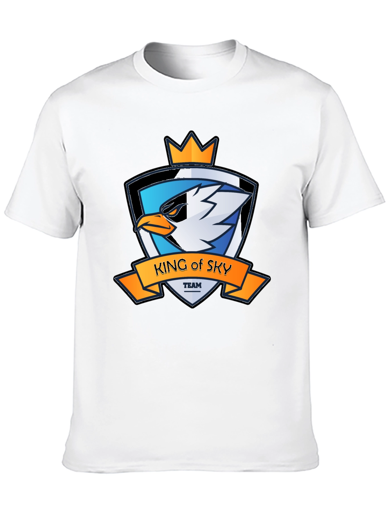 King of Sky Team Graphic T-Shirt - Black
