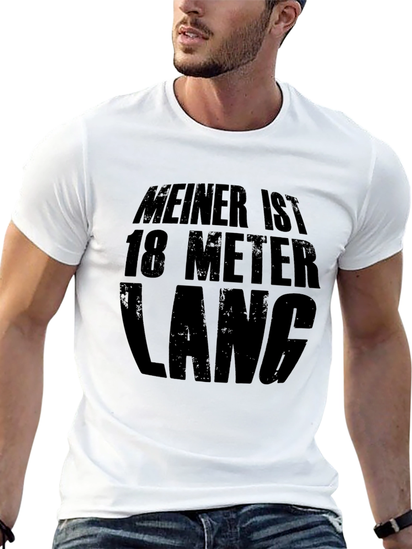 Meiner Ist 18 Meter Lang Black T-Shirt