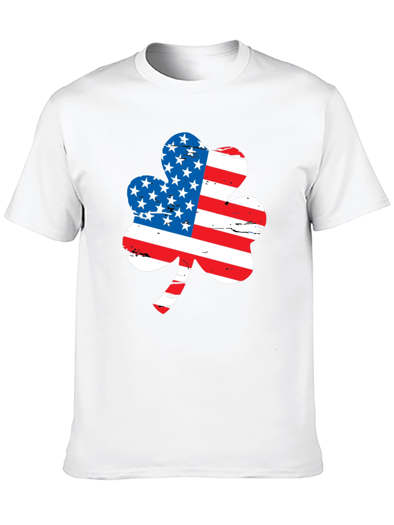 American Flag Shamrock T-Shirt