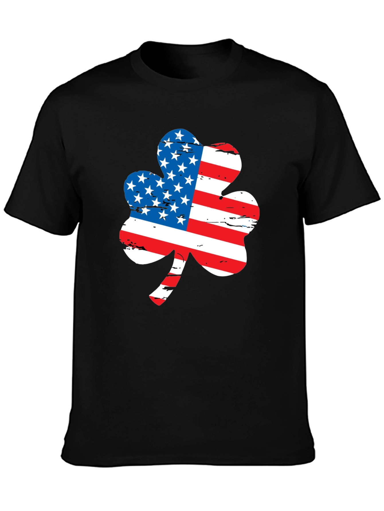 American Flag Shamrock T-Shirt