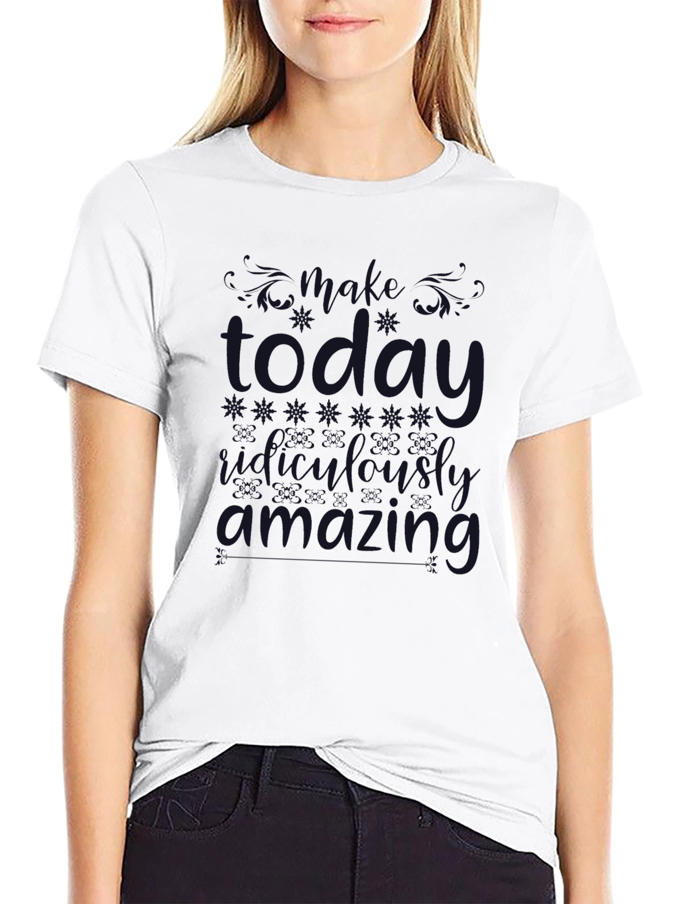 Today Only Amazingly Awesome Black Tee