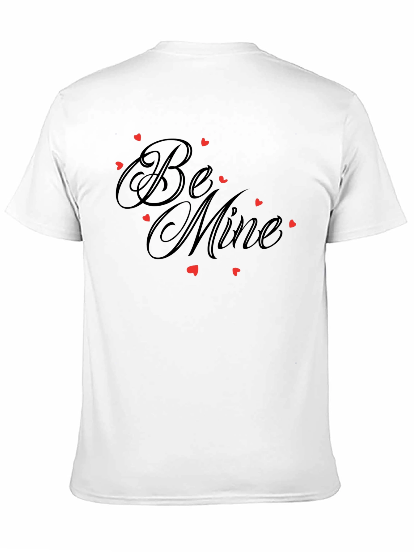 Be Mine Graphic Tee - Valentines Day Black Shirt