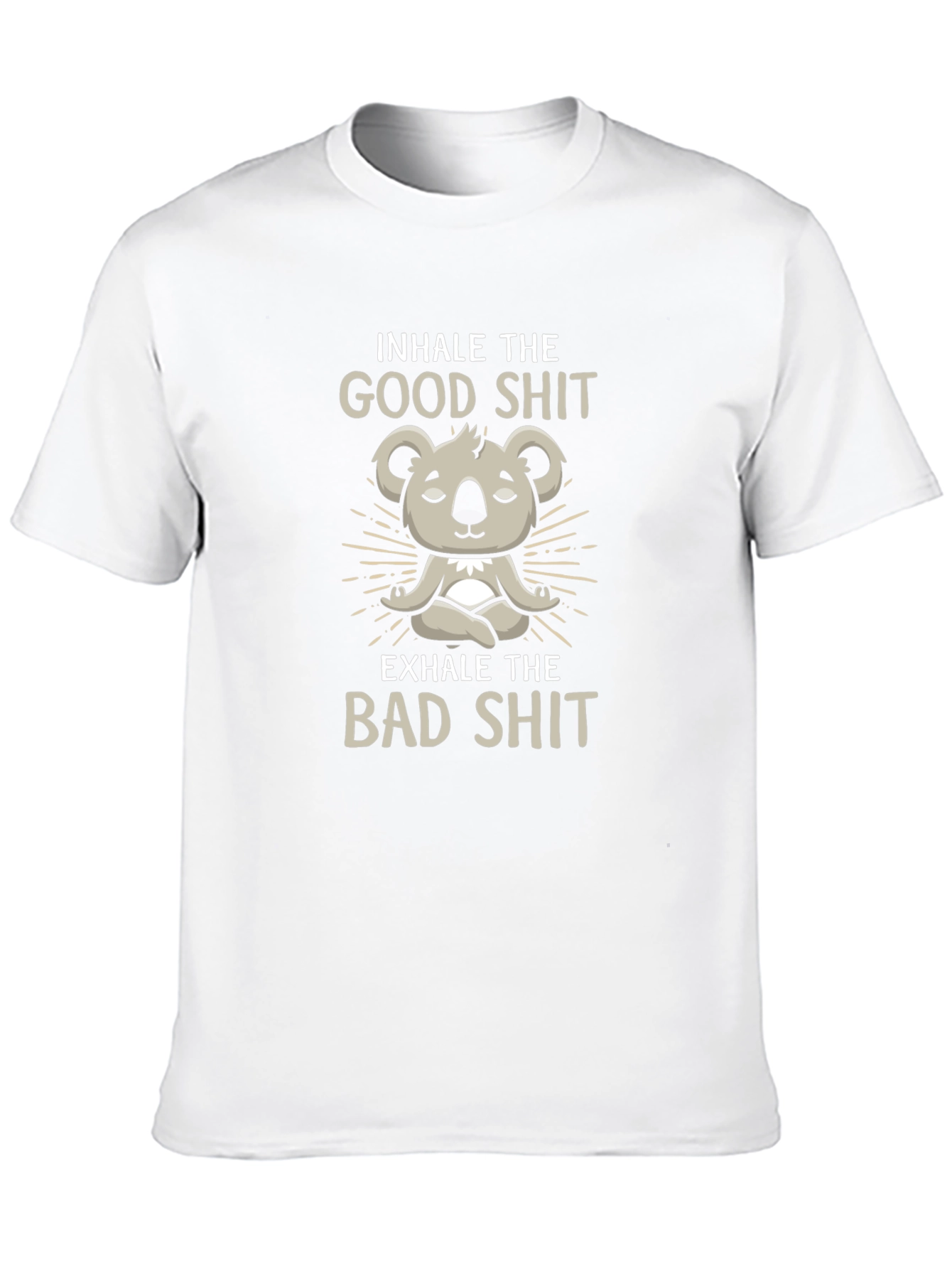 Inhale Good Exhale Bad Koala T-Shirt