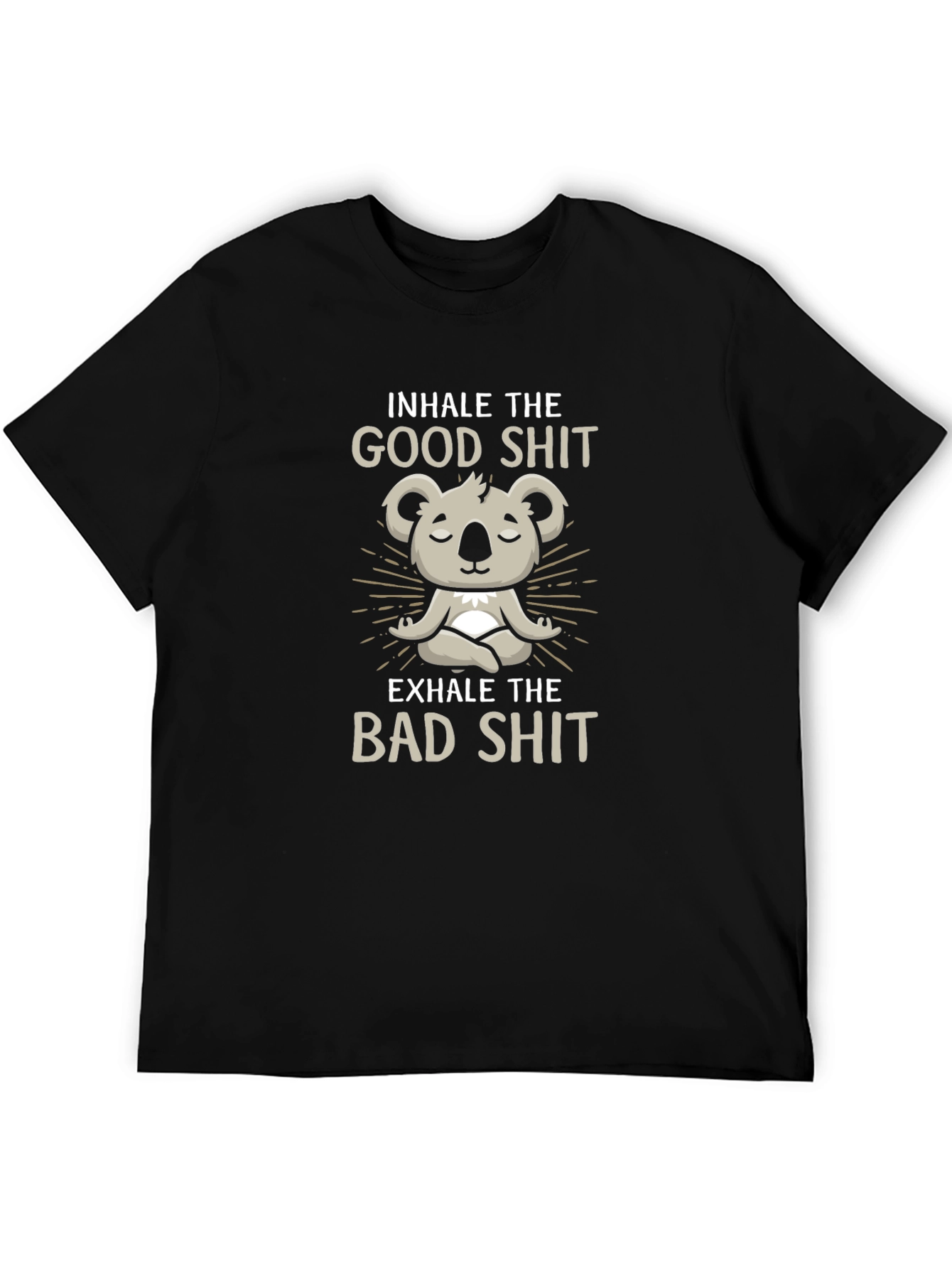 Inhale Good Exhale Bad Koala T-Shirt