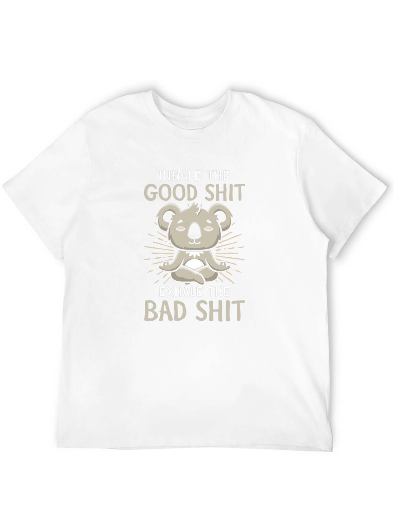 Inhale Good Exhale Bad Koala T-Shirt
