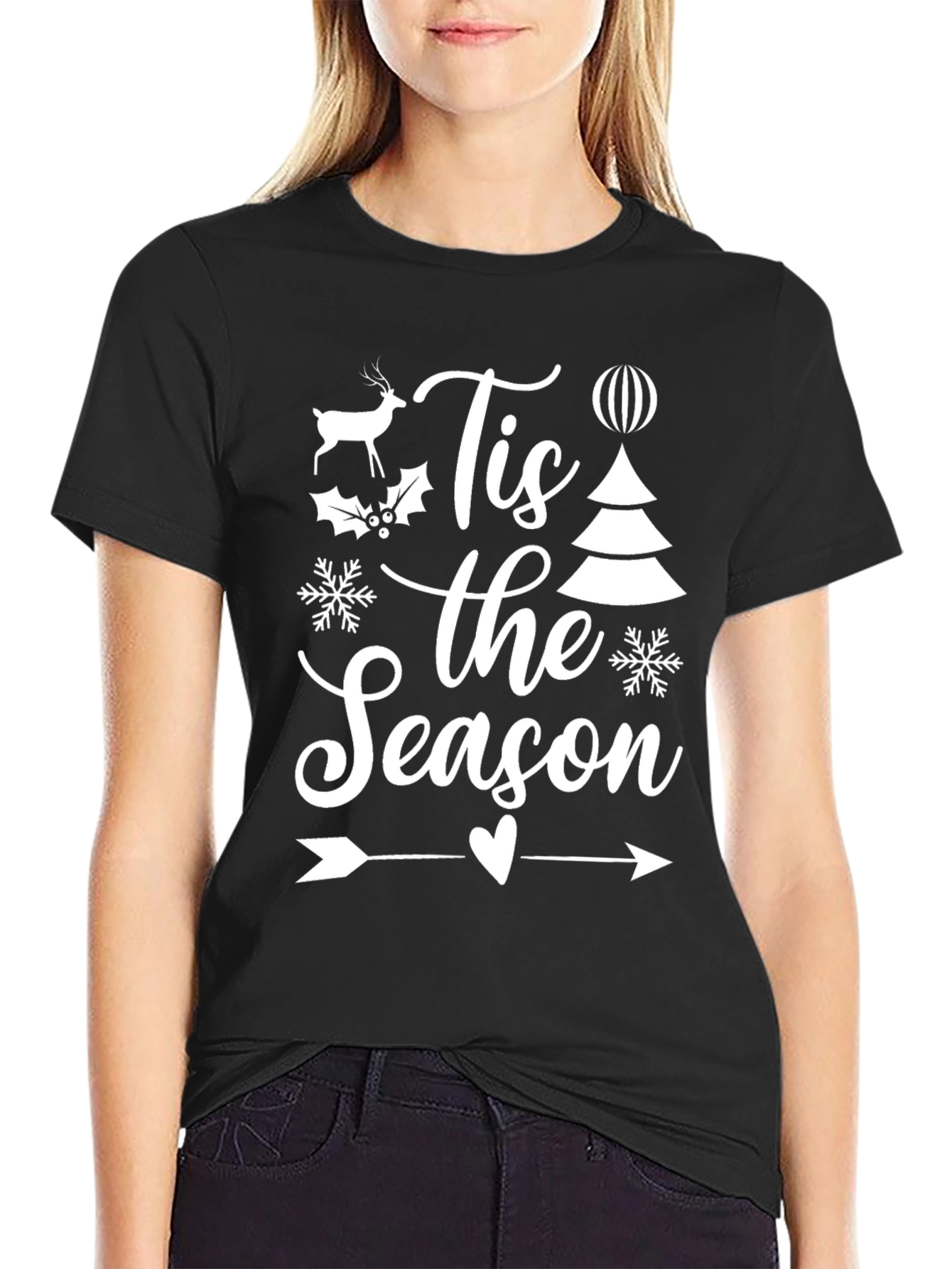 Tis the Season Graphic Tee Holiday T-Shirt