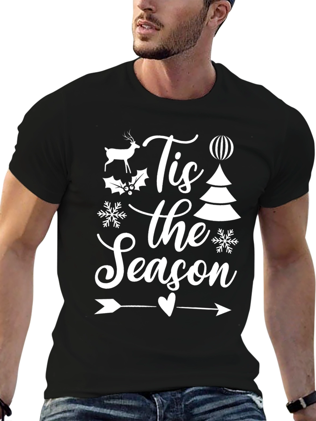 Tis the Season Graphic Tee Holiday T-Shirt