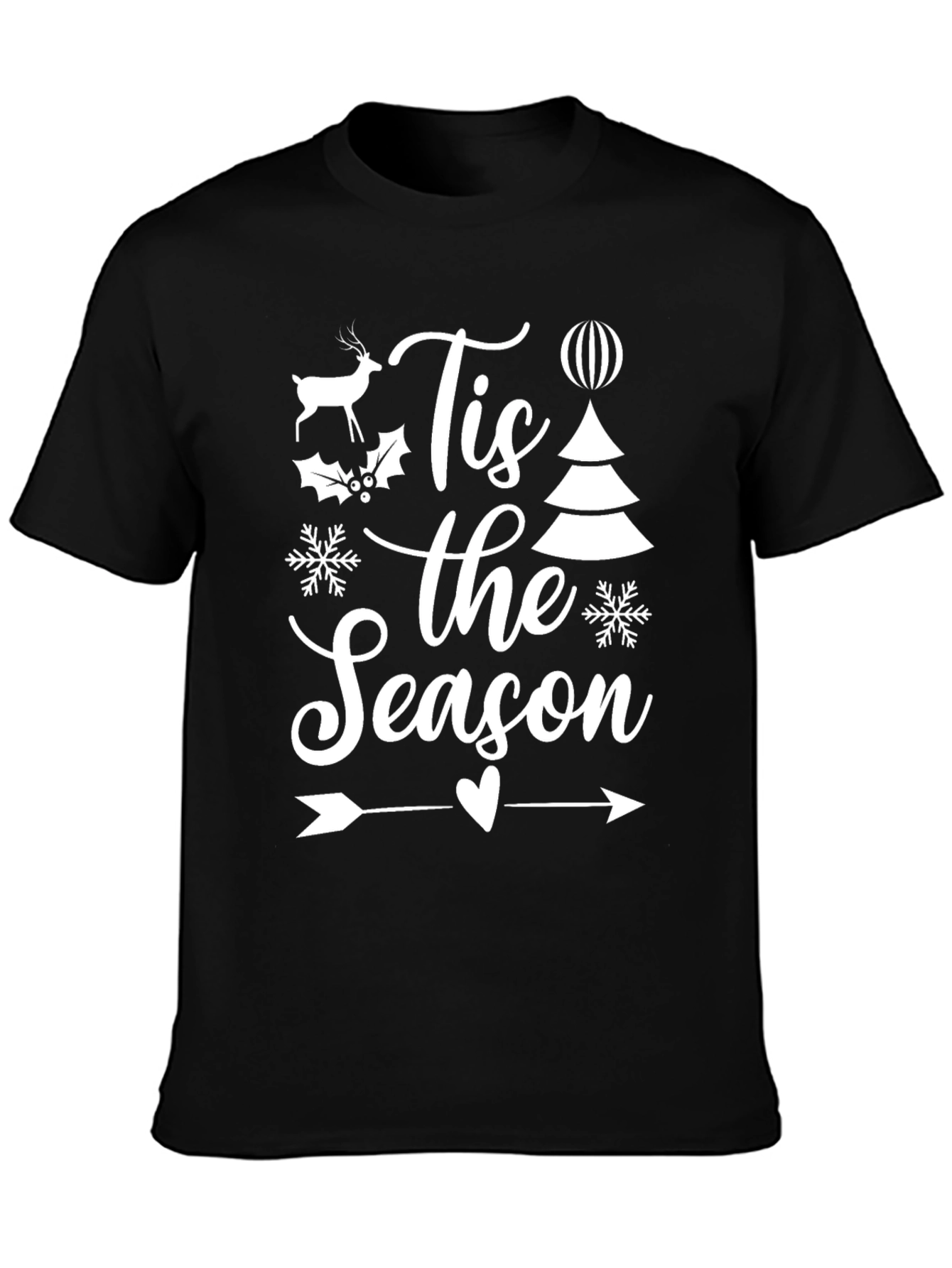 Tis the Season Graphic Tee Holiday T-Shirt