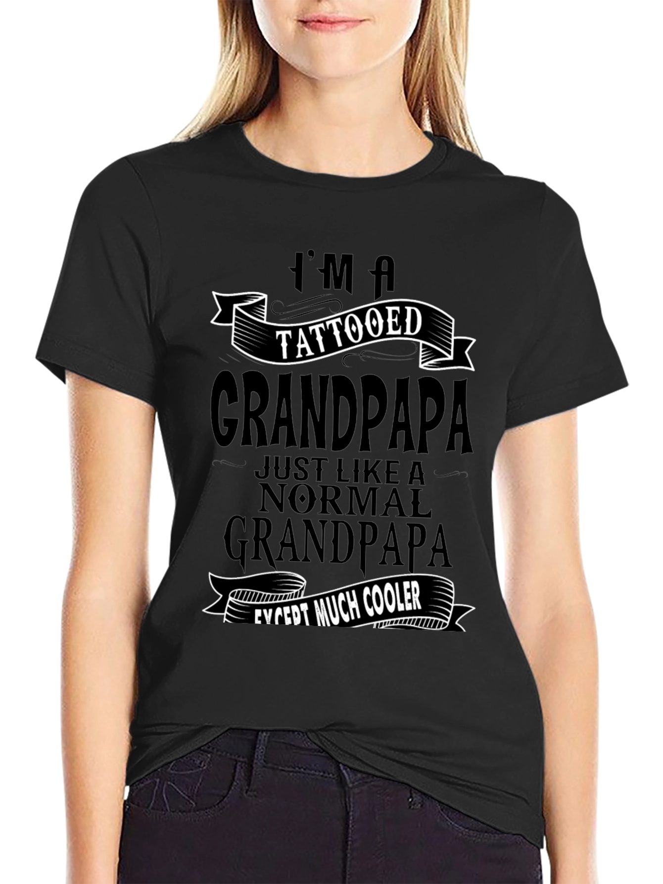 Tattooed Grandpapa T-Shirt - Cool Grandpa Style