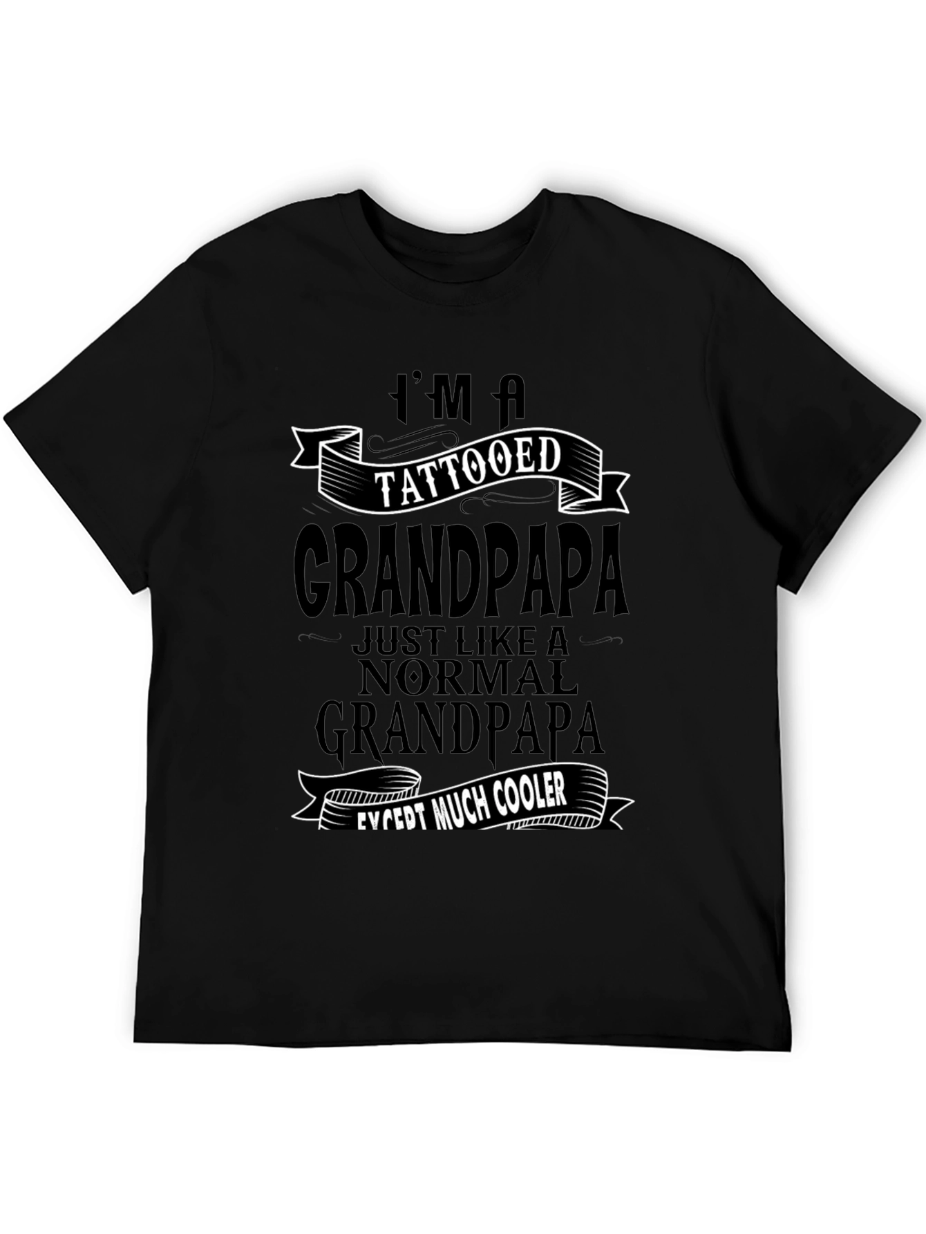 Tattooed Grandpapa T-Shirt - Cool Grandpa Style