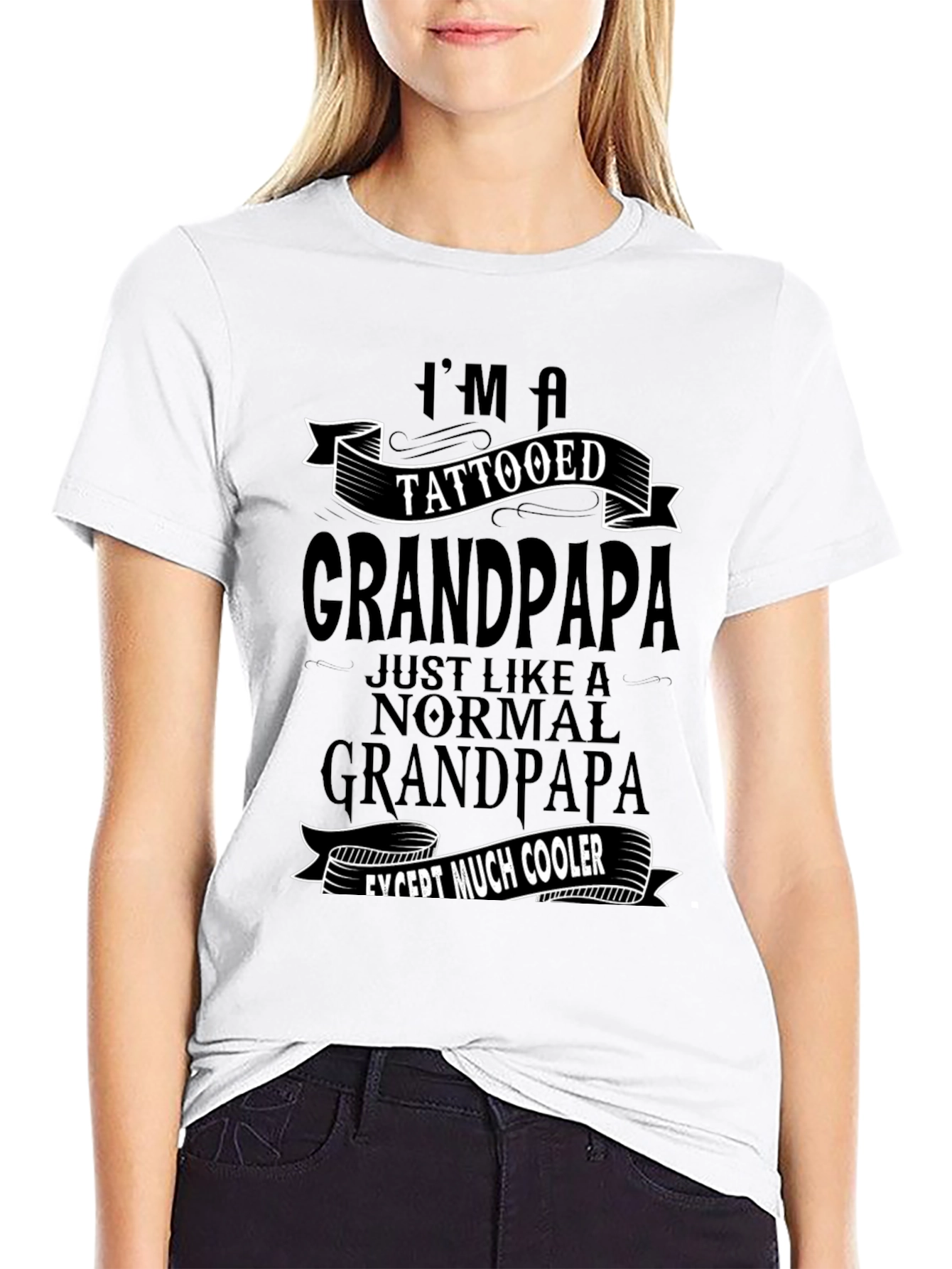Tattooed Grandpapa T-Shirt - Cool Grandpa Style