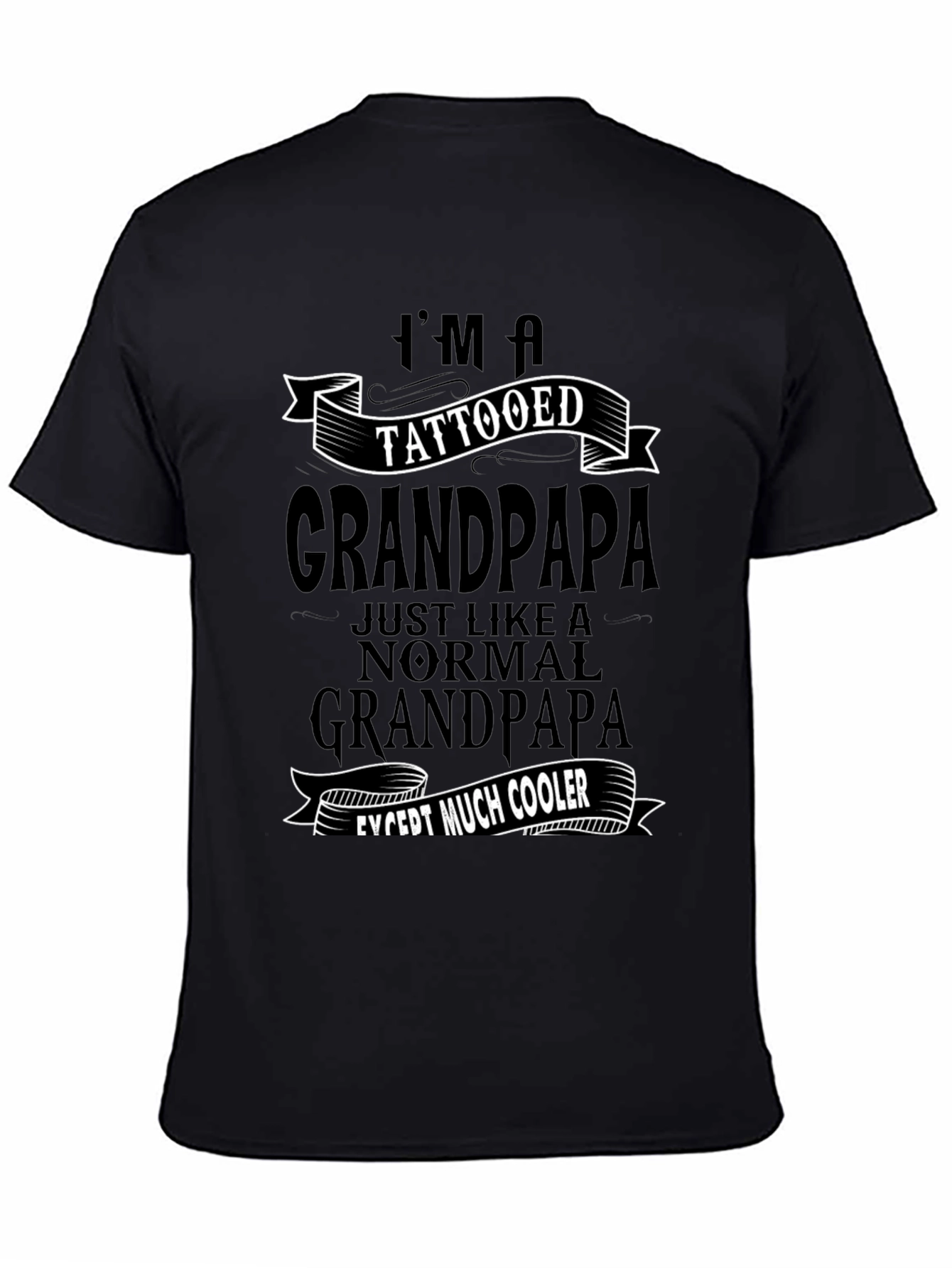 Tattooed Grandpapa T-Shirt - Cool Grandpa Style