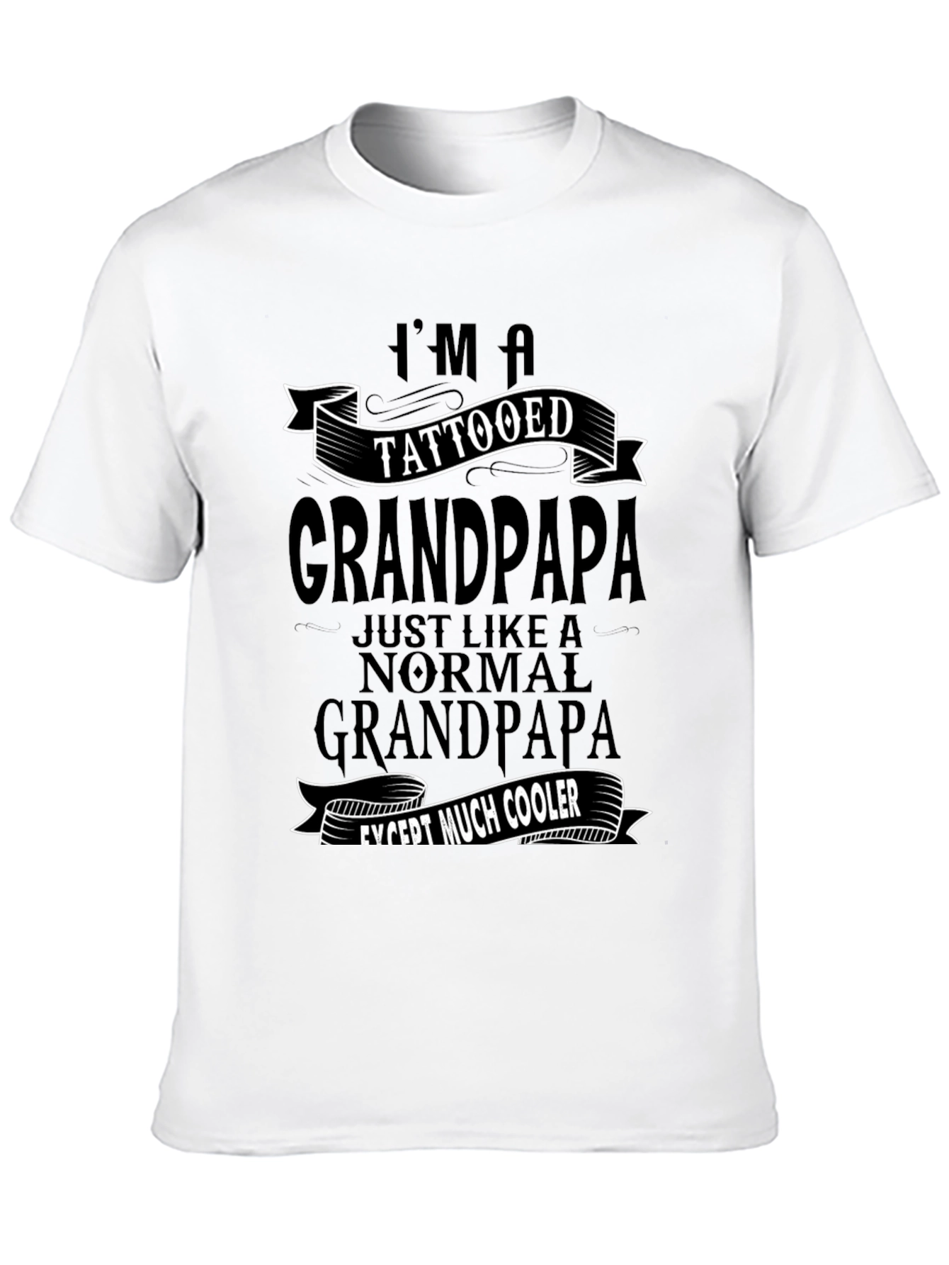 Tattooed Grandpapa T-Shirt - Cool Grandpa Style