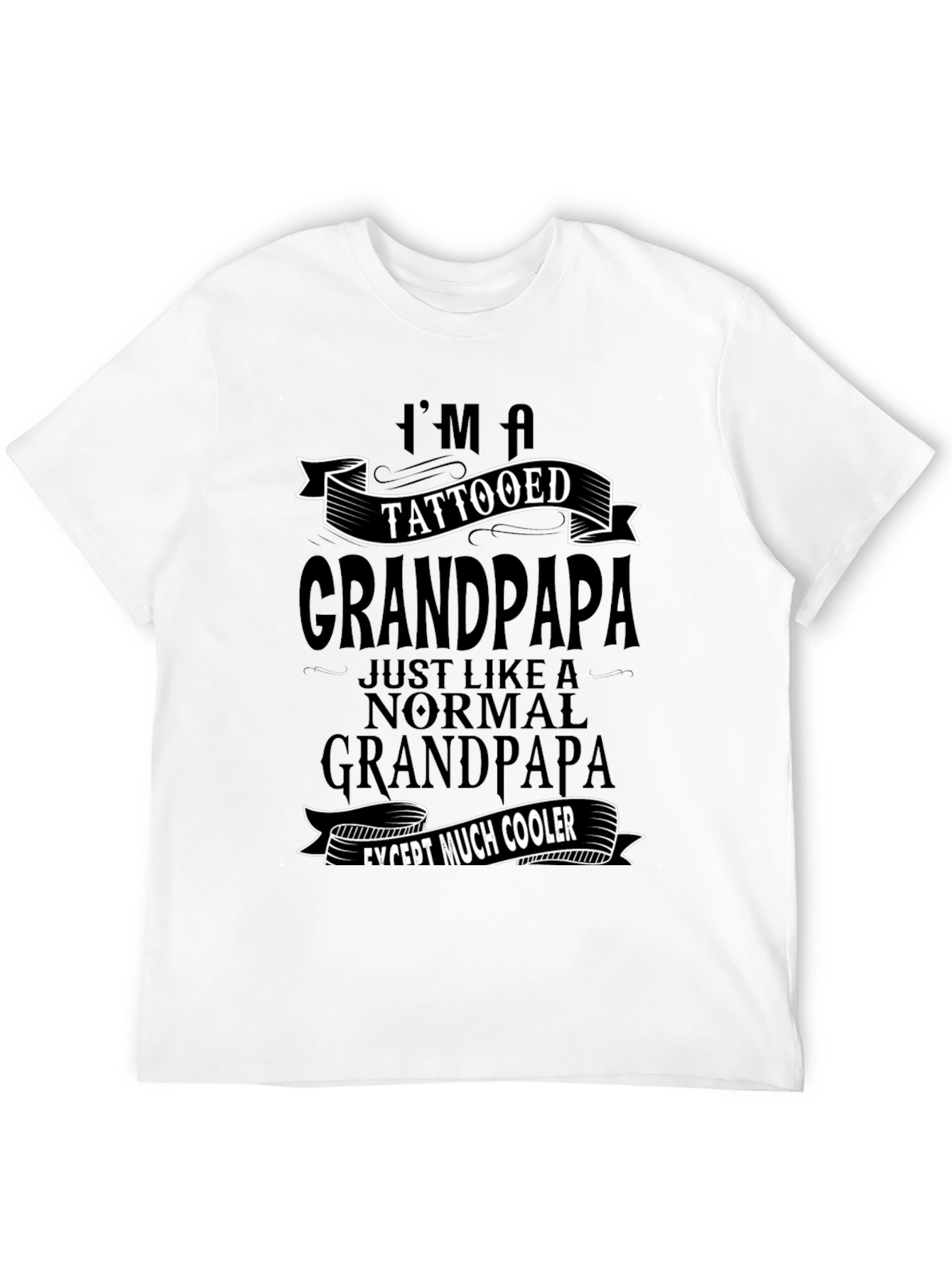 Tattooed Grandpapa T-Shirt - Cool Grandpa Style