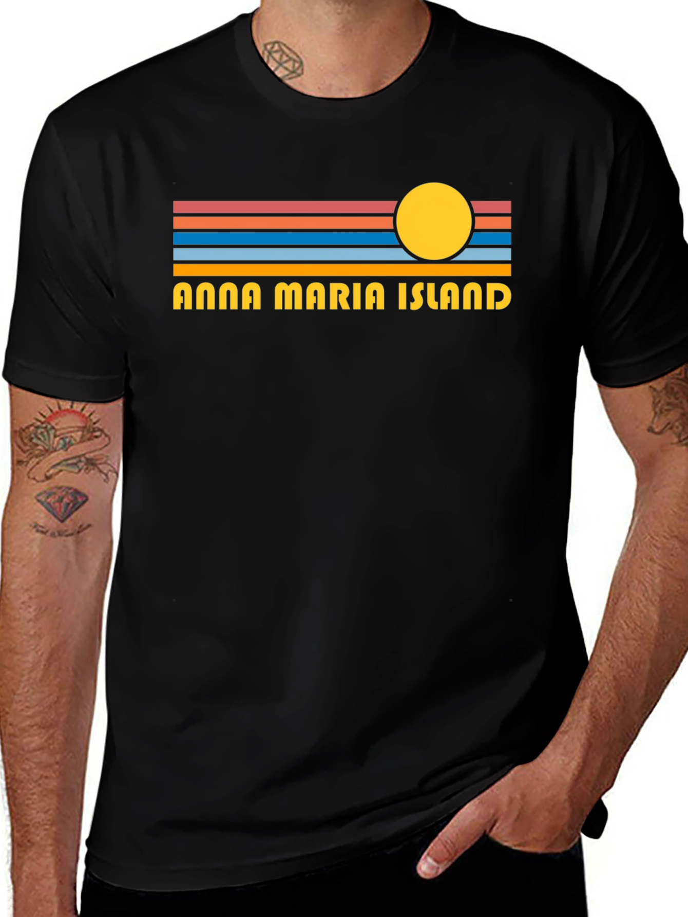 Anna Maria Island Retro T-Shirt - Beach Vibes