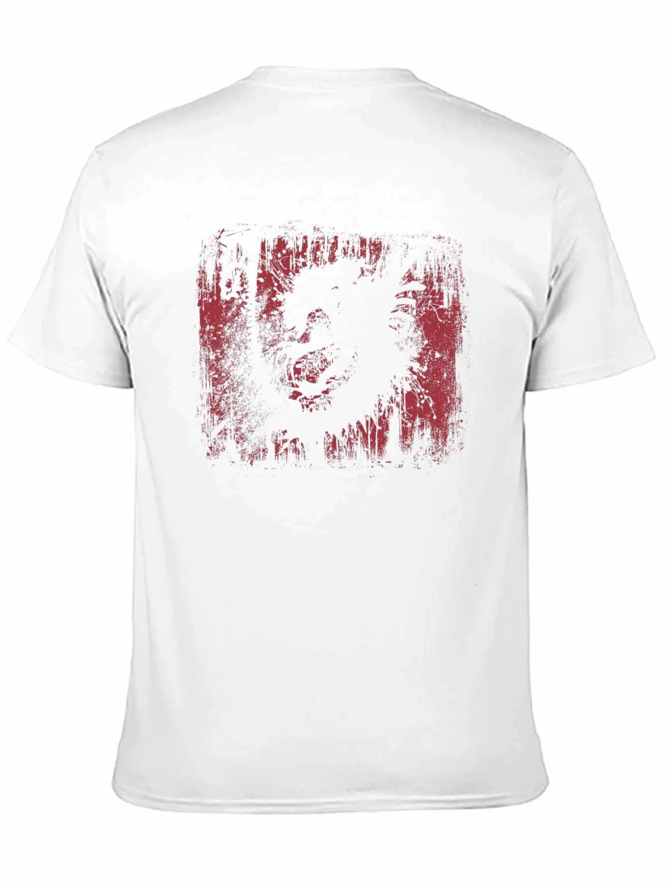 Distressed Graphic Print Black T-Shirt