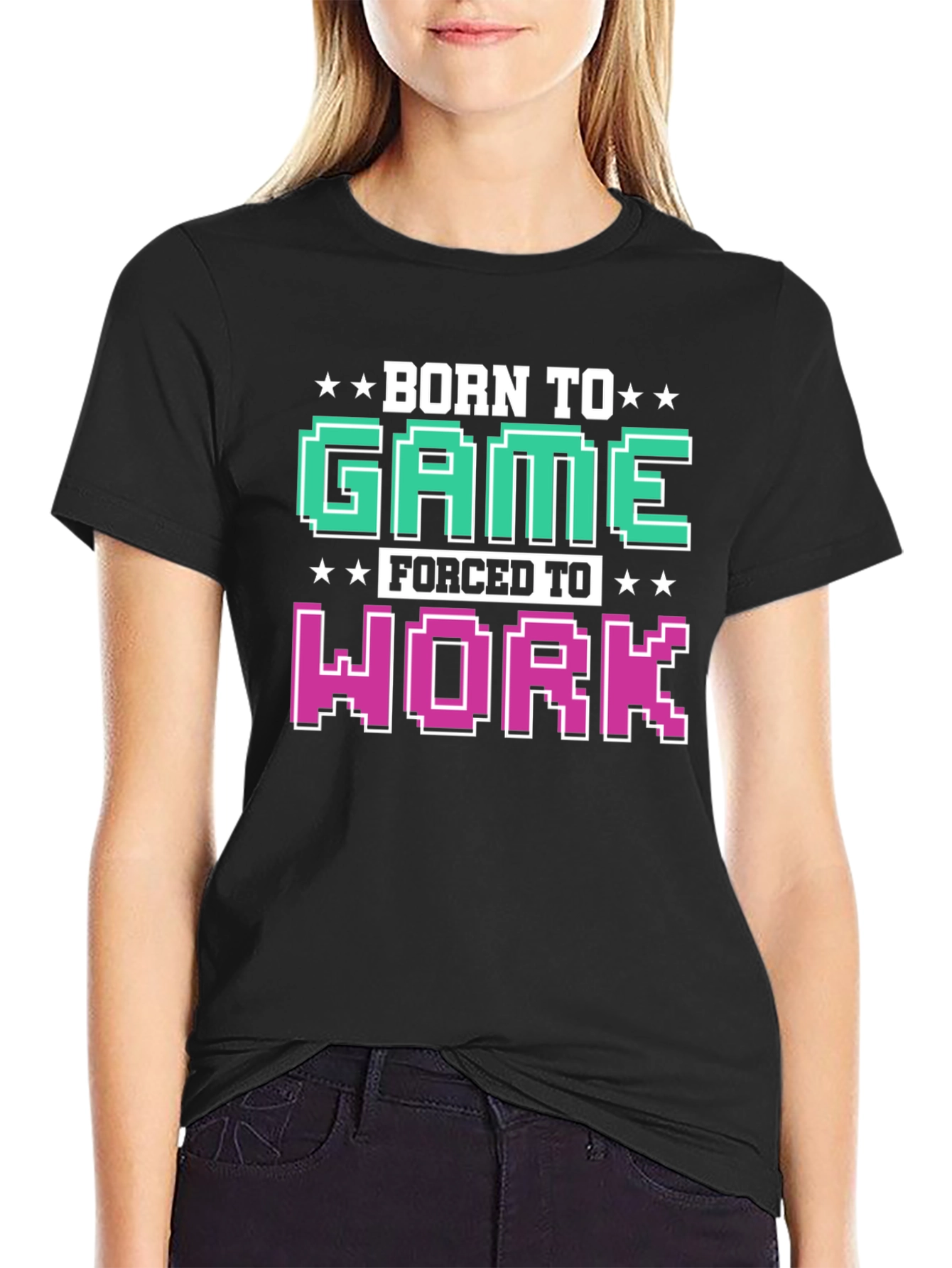 Born To Game Funny T-Shirt Gamer Gift