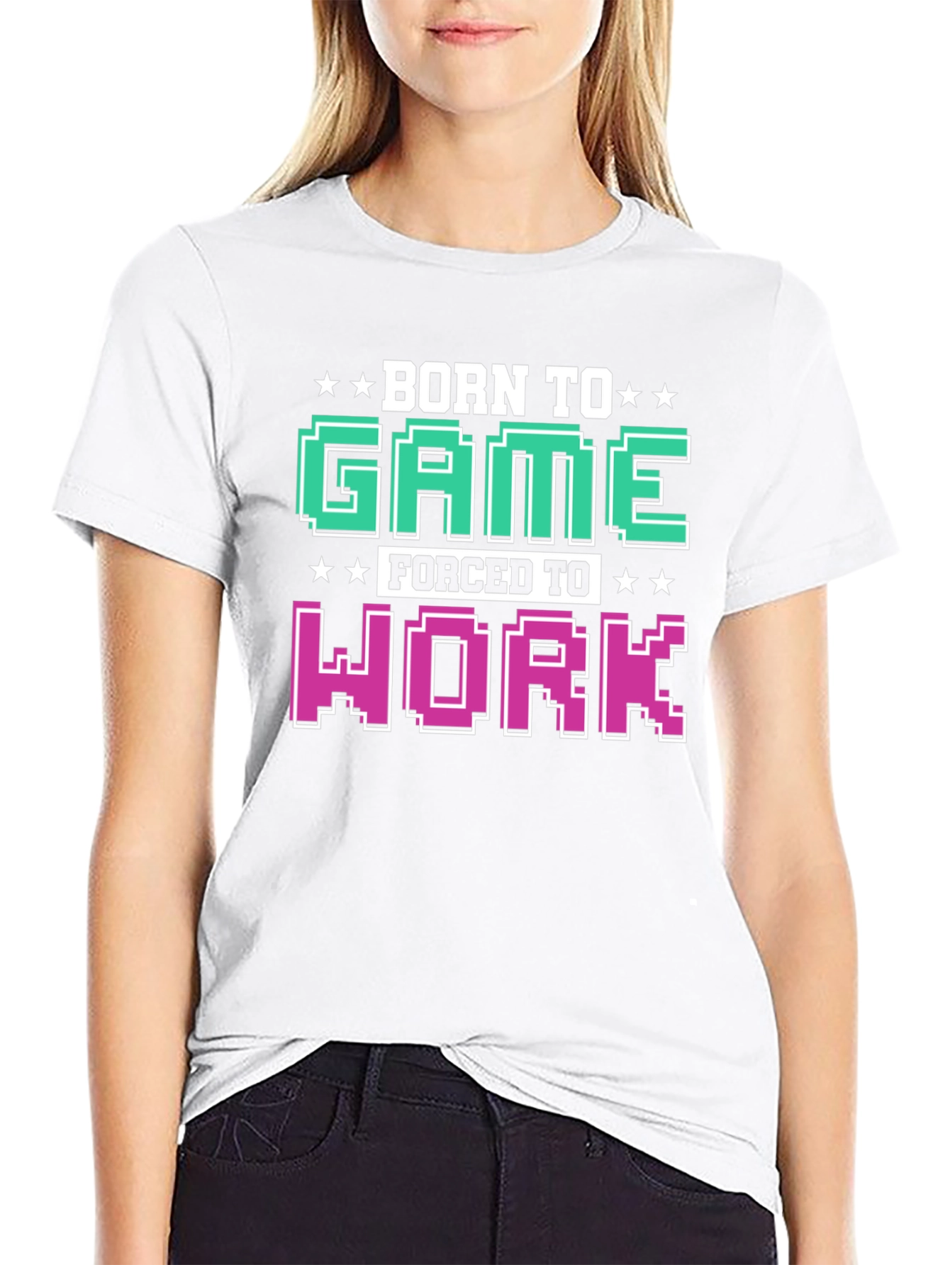 Born To Game Funny T-Shirt Gamer Gift