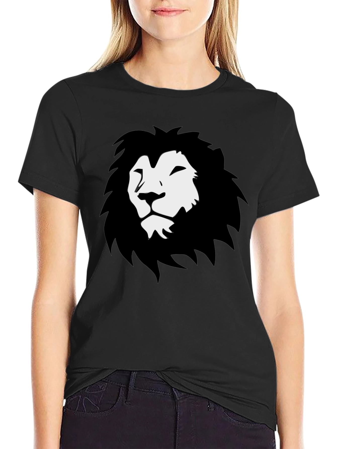 Black Lion Graphic T-Shirt - Bold & Stylish