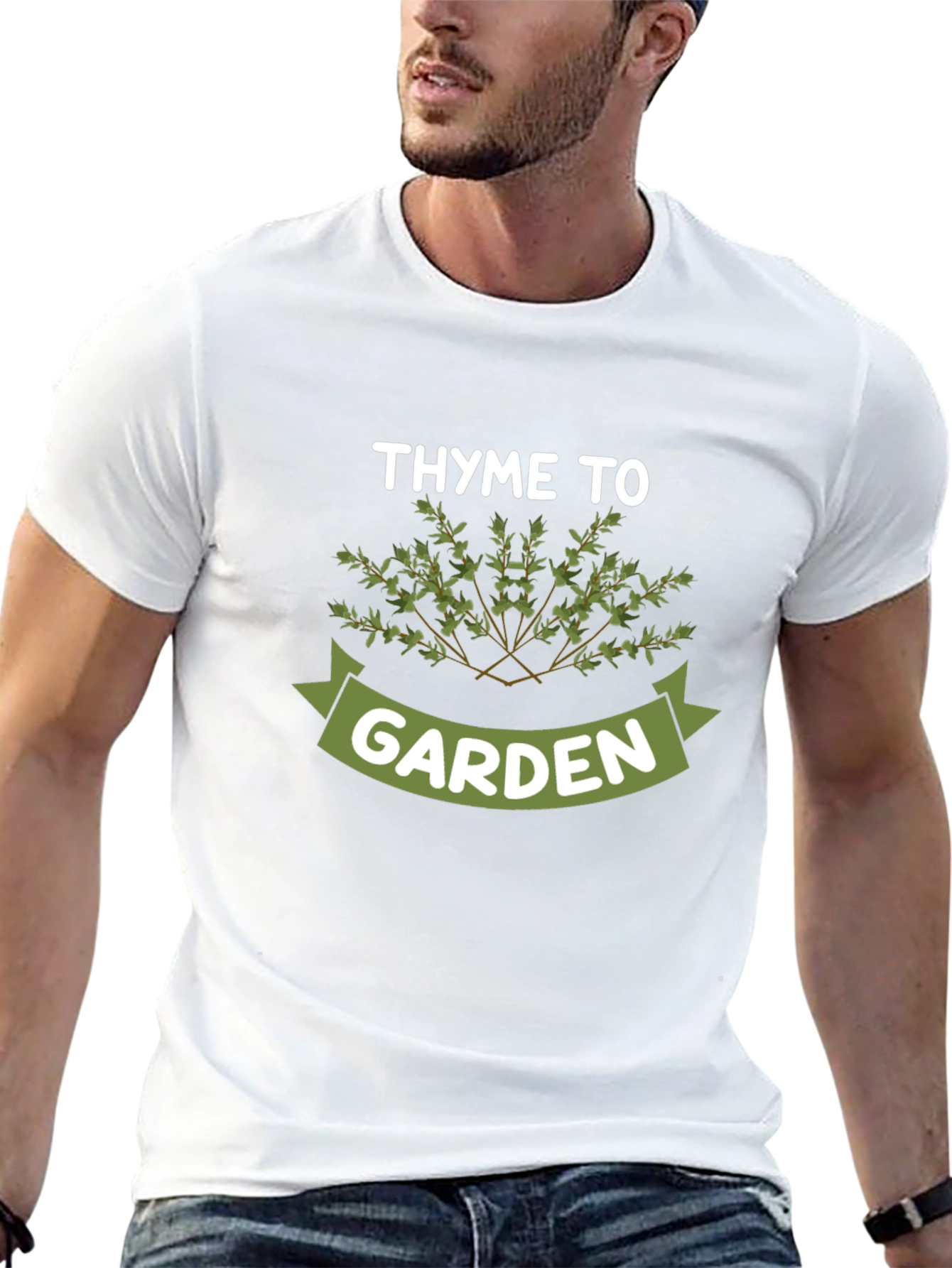 Thyme To Garden T-Shirt - Gardener Tee
