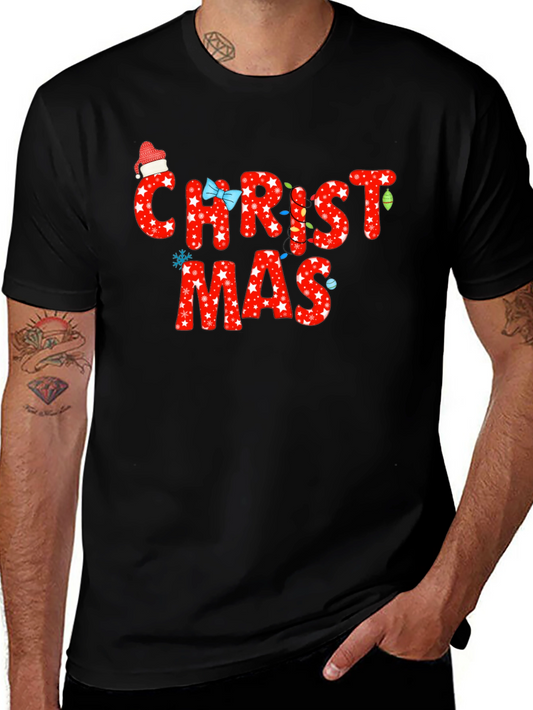 Christmas T-Shirt - Holiday Star Print