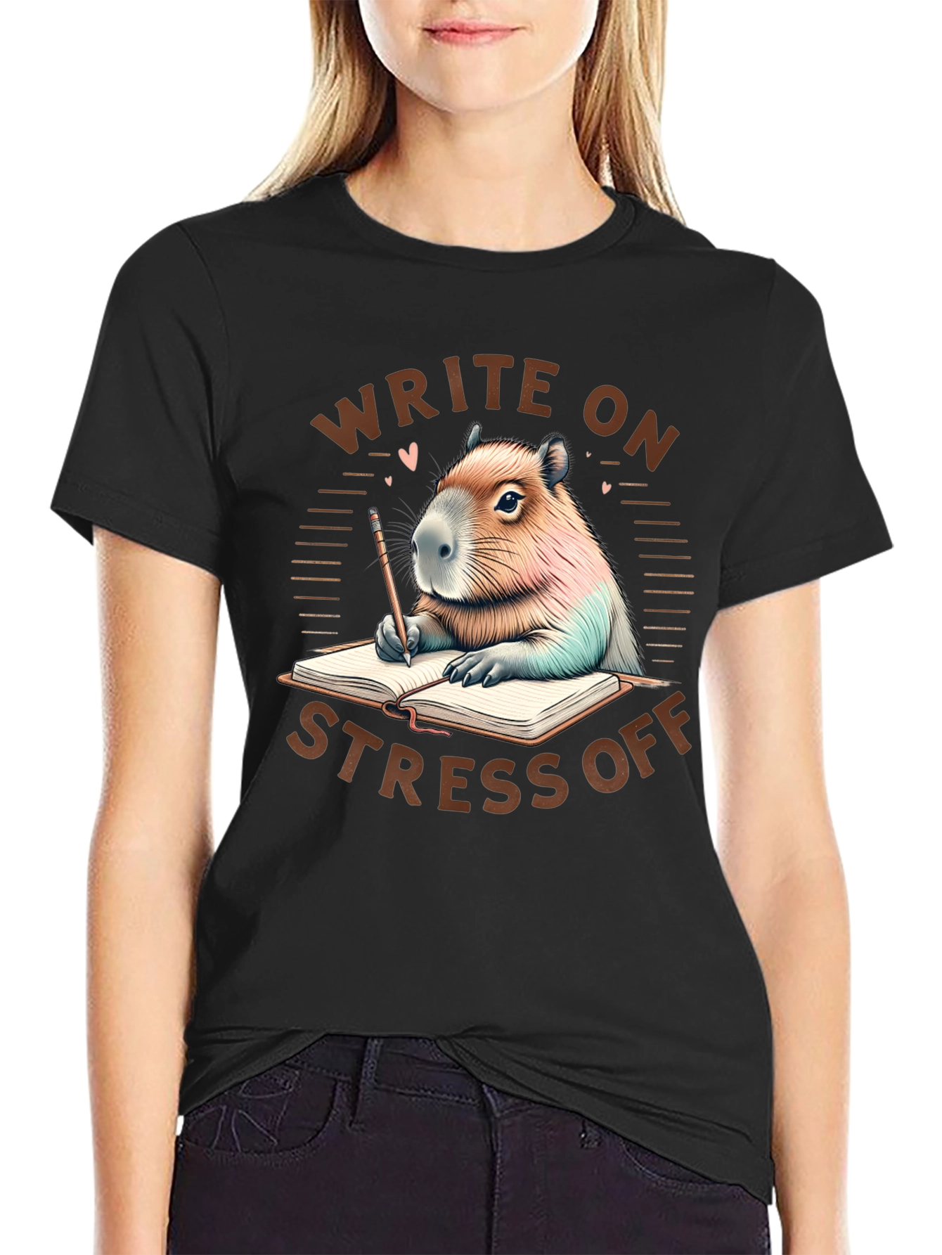 Write On Stress Off T-Shirt