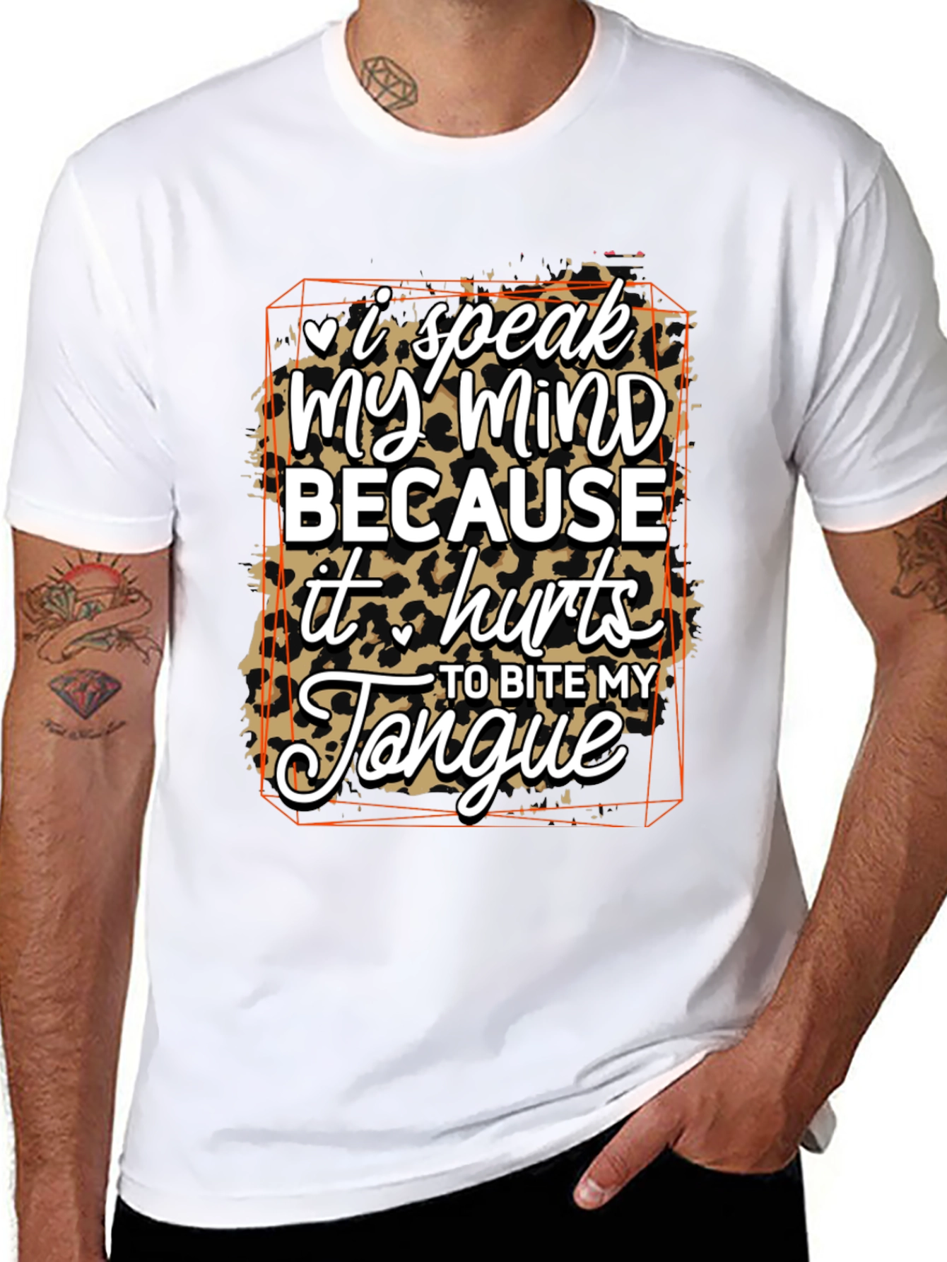 Mind Speak Graphic Tee - Bold Statement Shirt