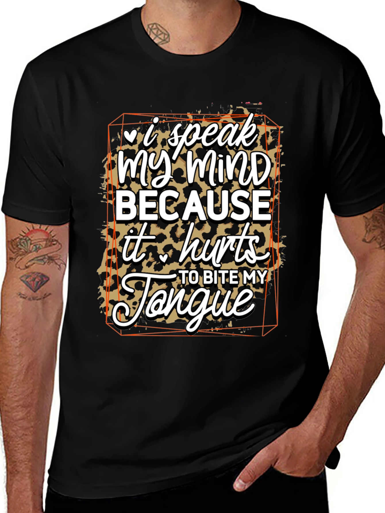 Mind Speak Graphic Tee - Bold Statement Shirt