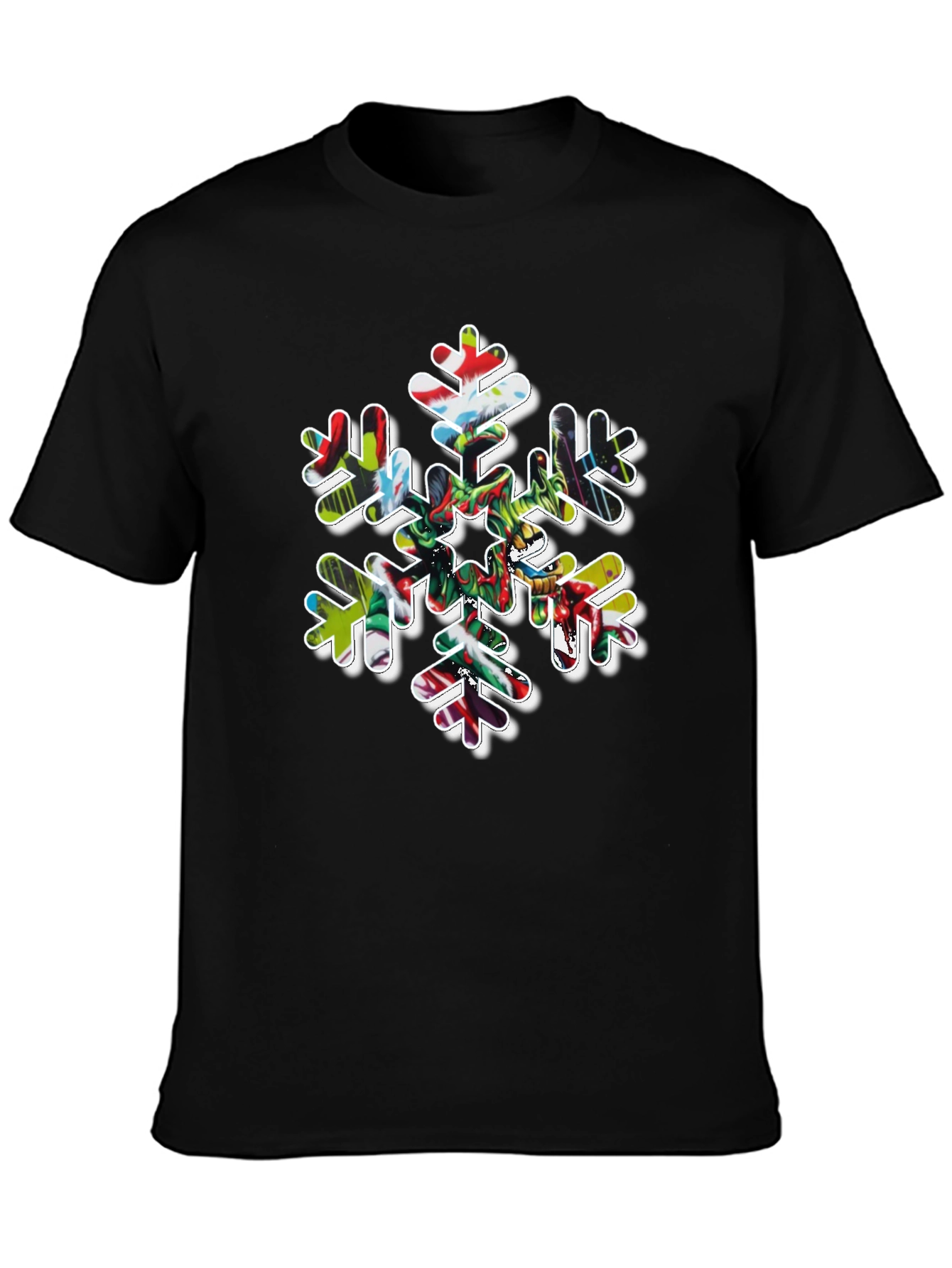 Festive Snowflake Graphic Tee