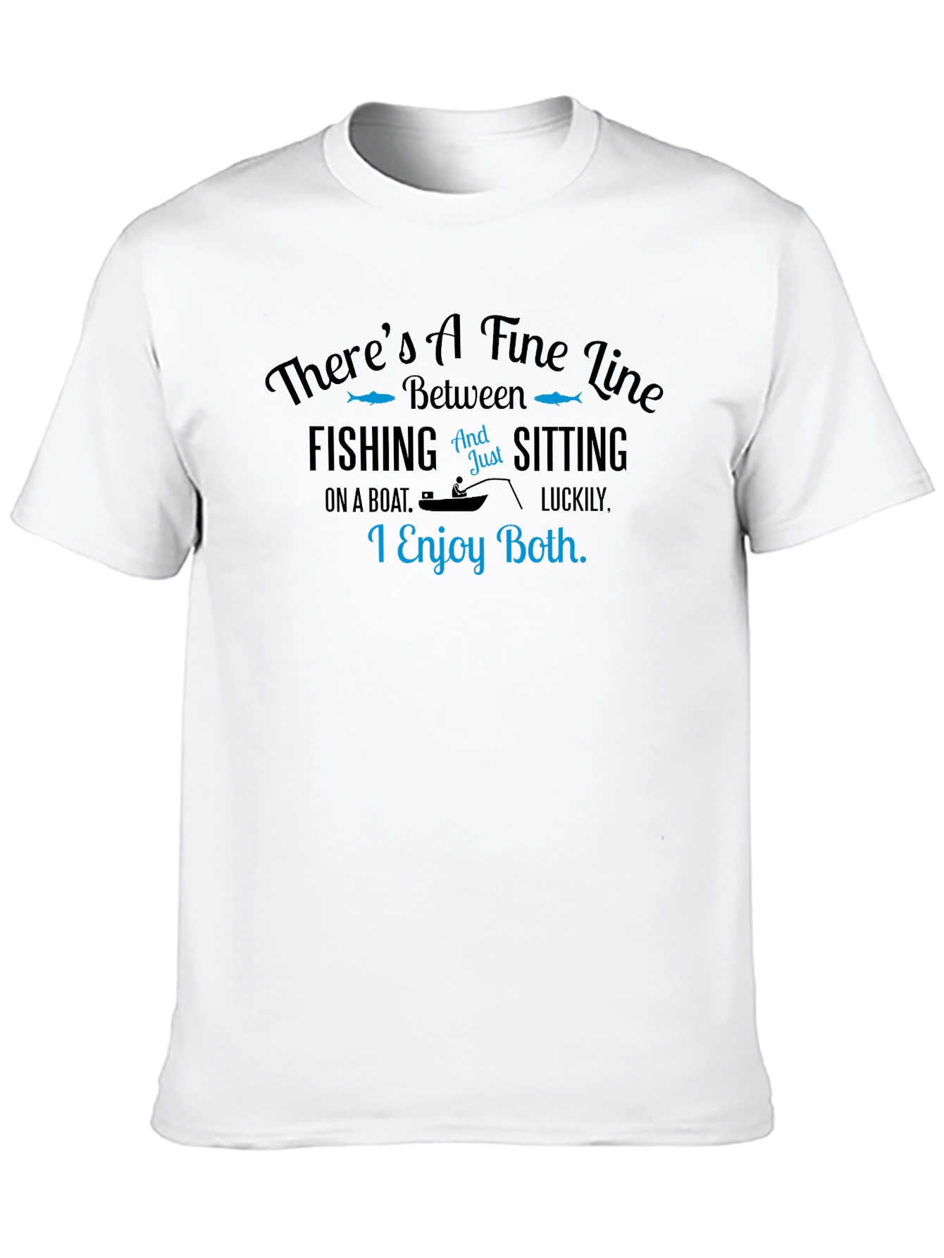 Fishing & Sitting Graphic Tee