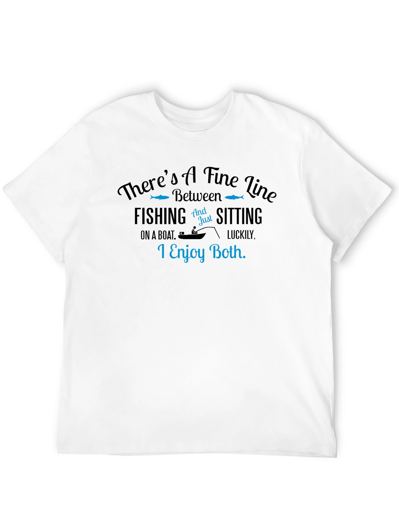 Fishing & Sitting Graphic Tee