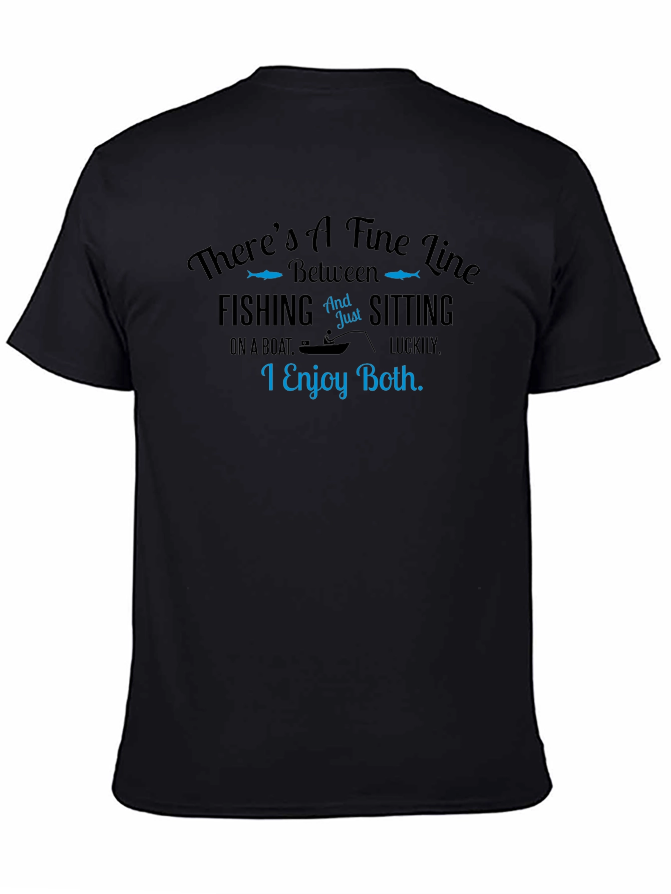 Fishing & Sitting Graphic Tee