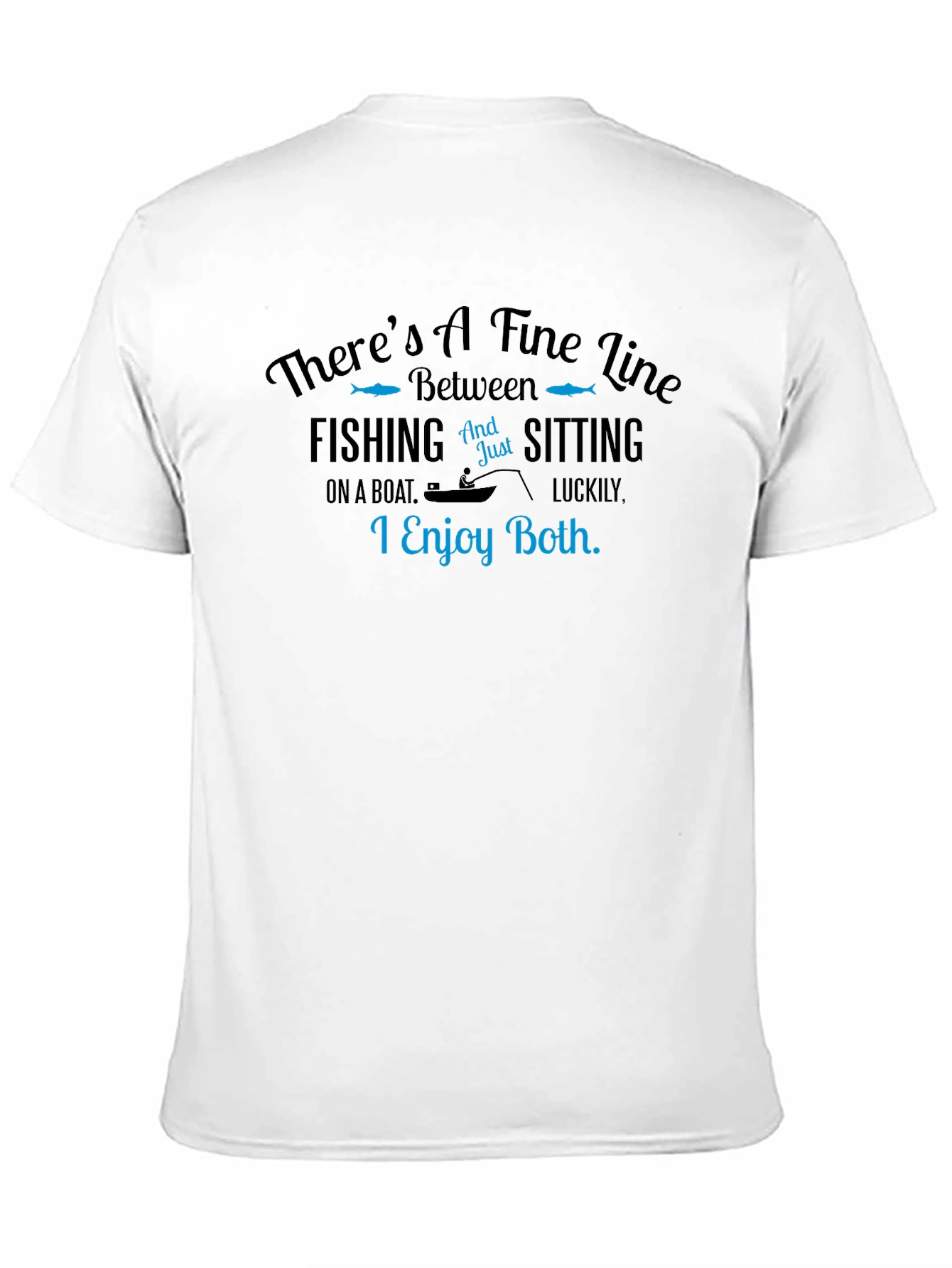 Fishing & Sitting Graphic Tee