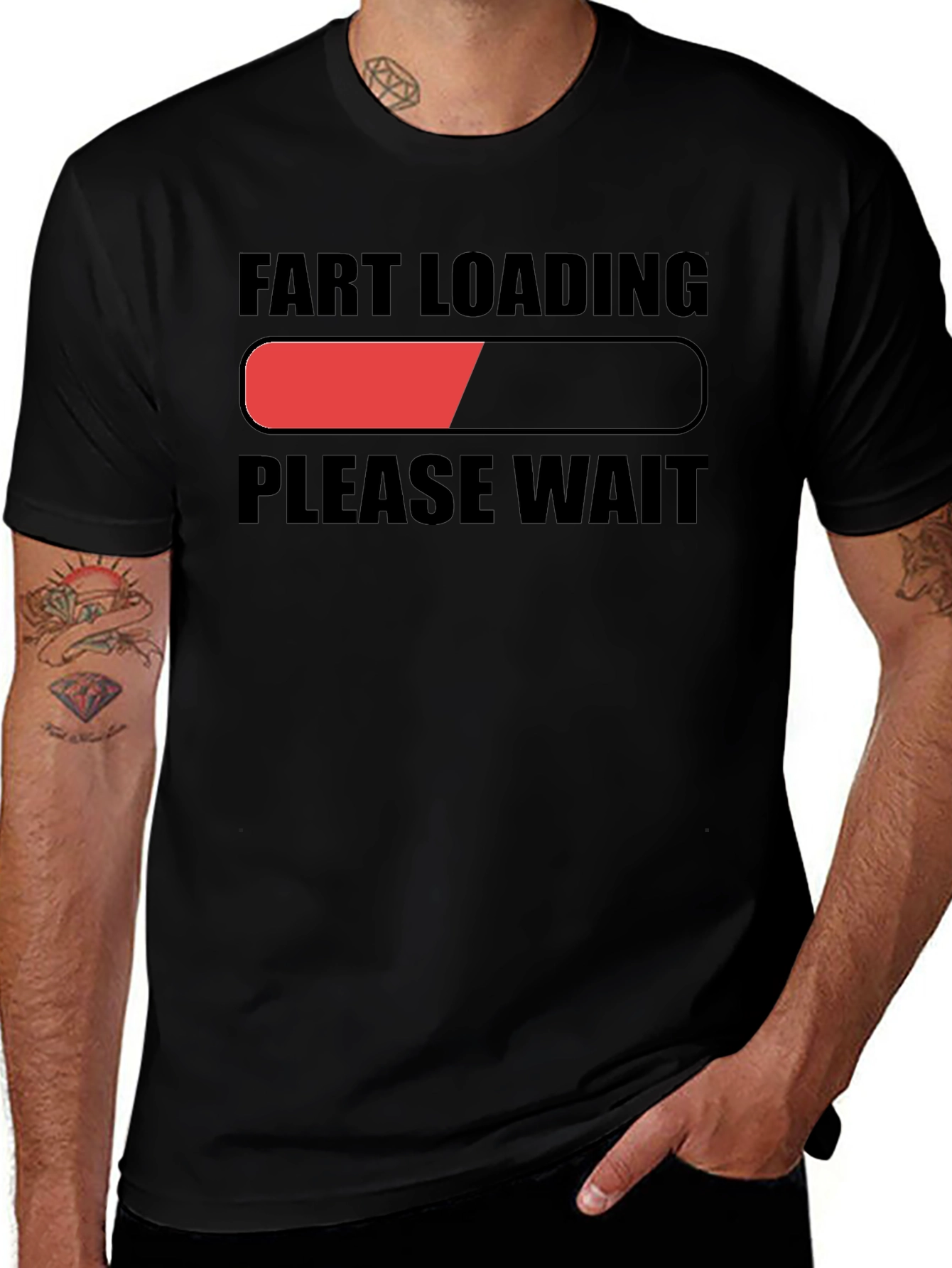 Fart Loading Please Wait Novelty T-Shirt