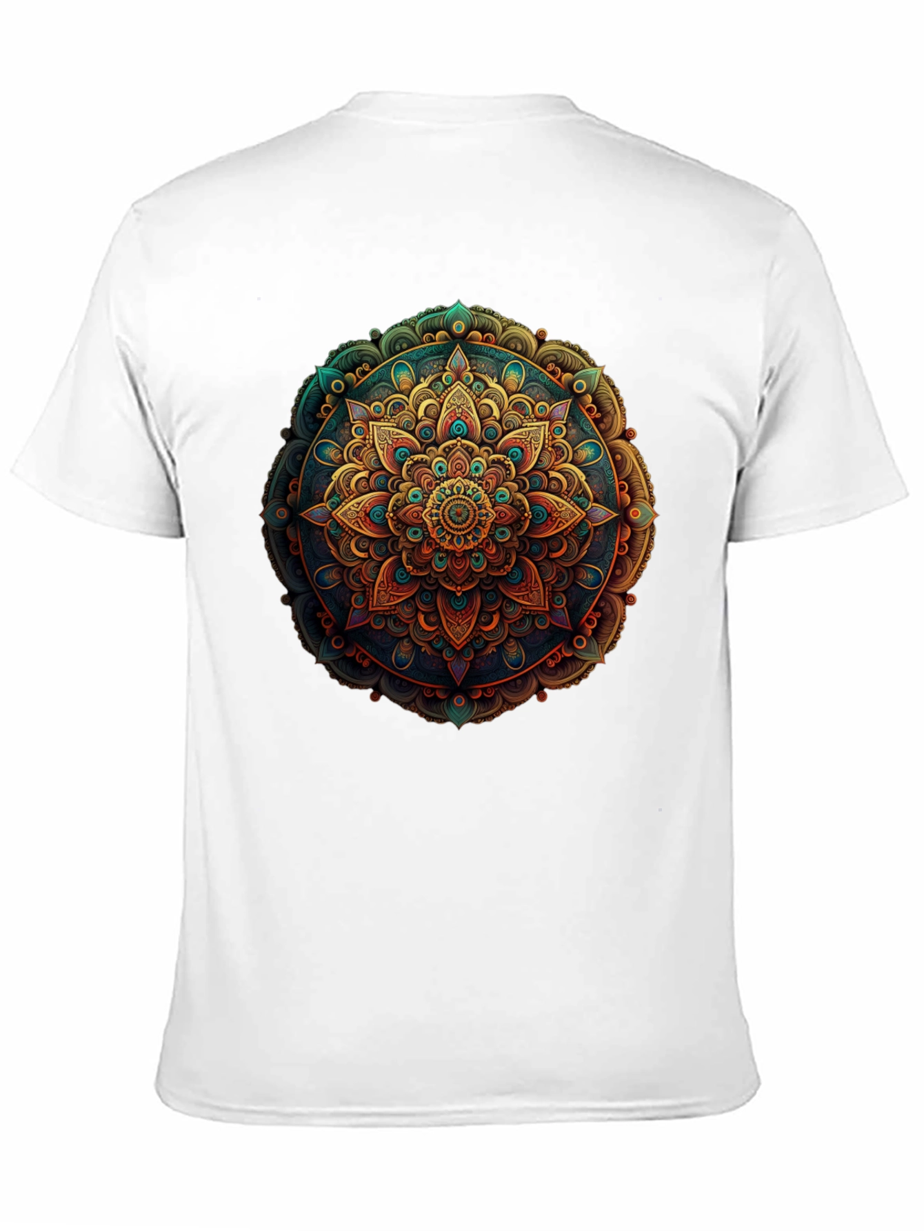 Mandala Design Black T-Shirt