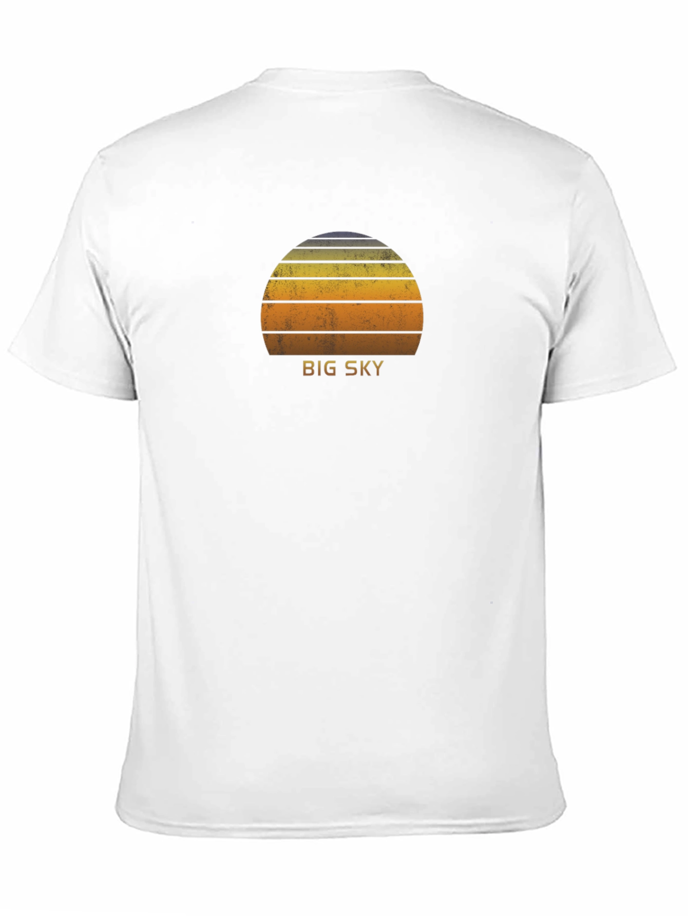 Big Sky Retro Sunset Graphic Tee - Soft Cotton