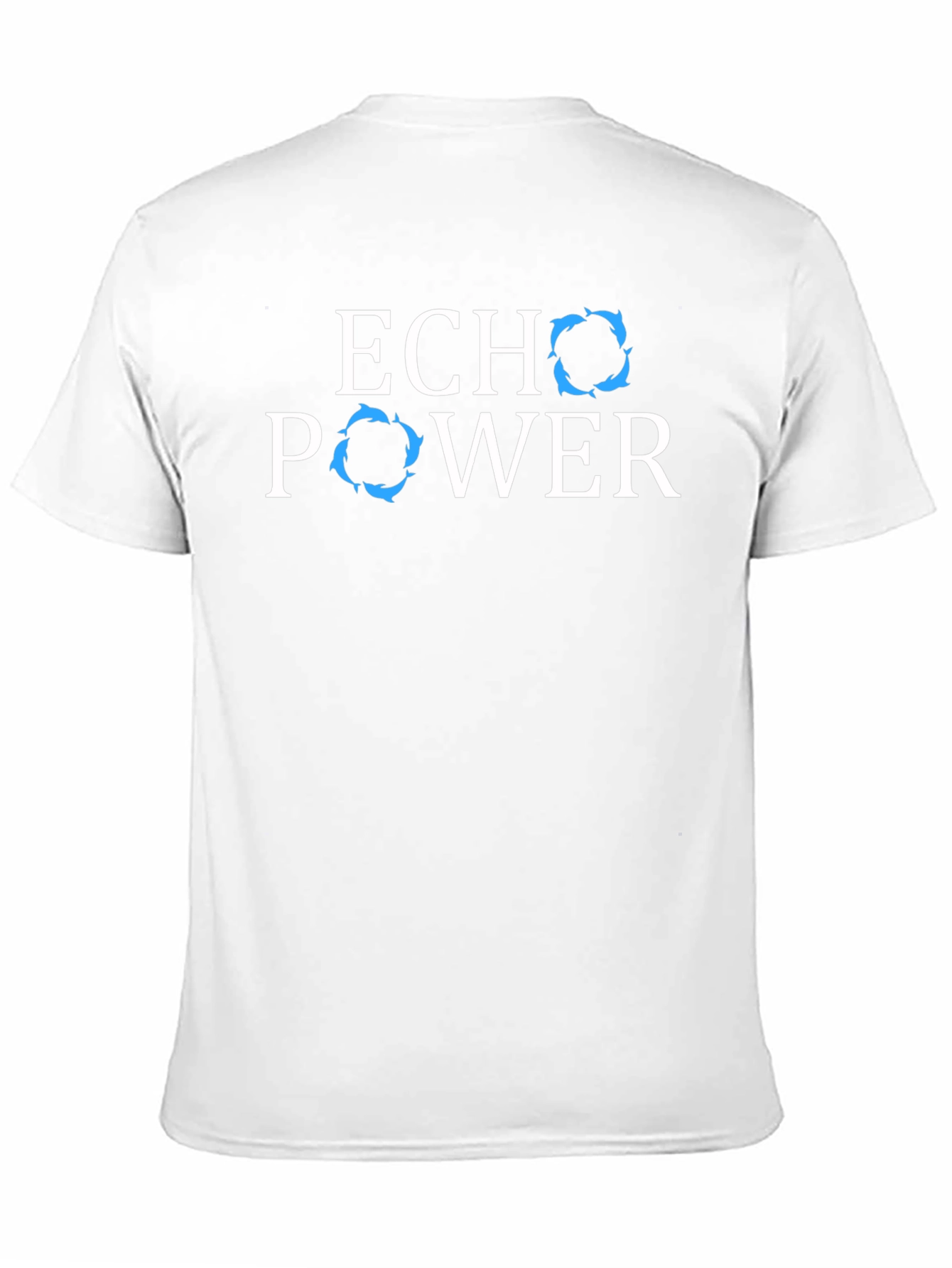 Echo Power Graphic Tee - Black Cotton T-Shirt