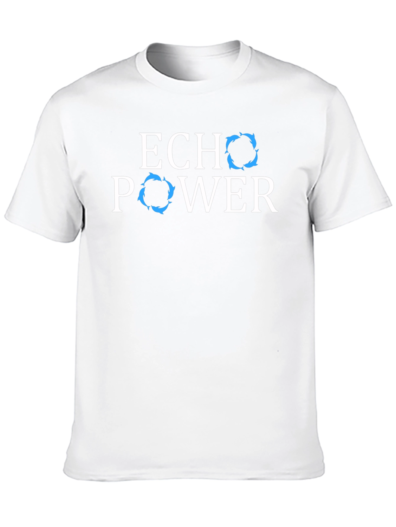 Echo Power Graphic Tee - Black Cotton T-Shirt