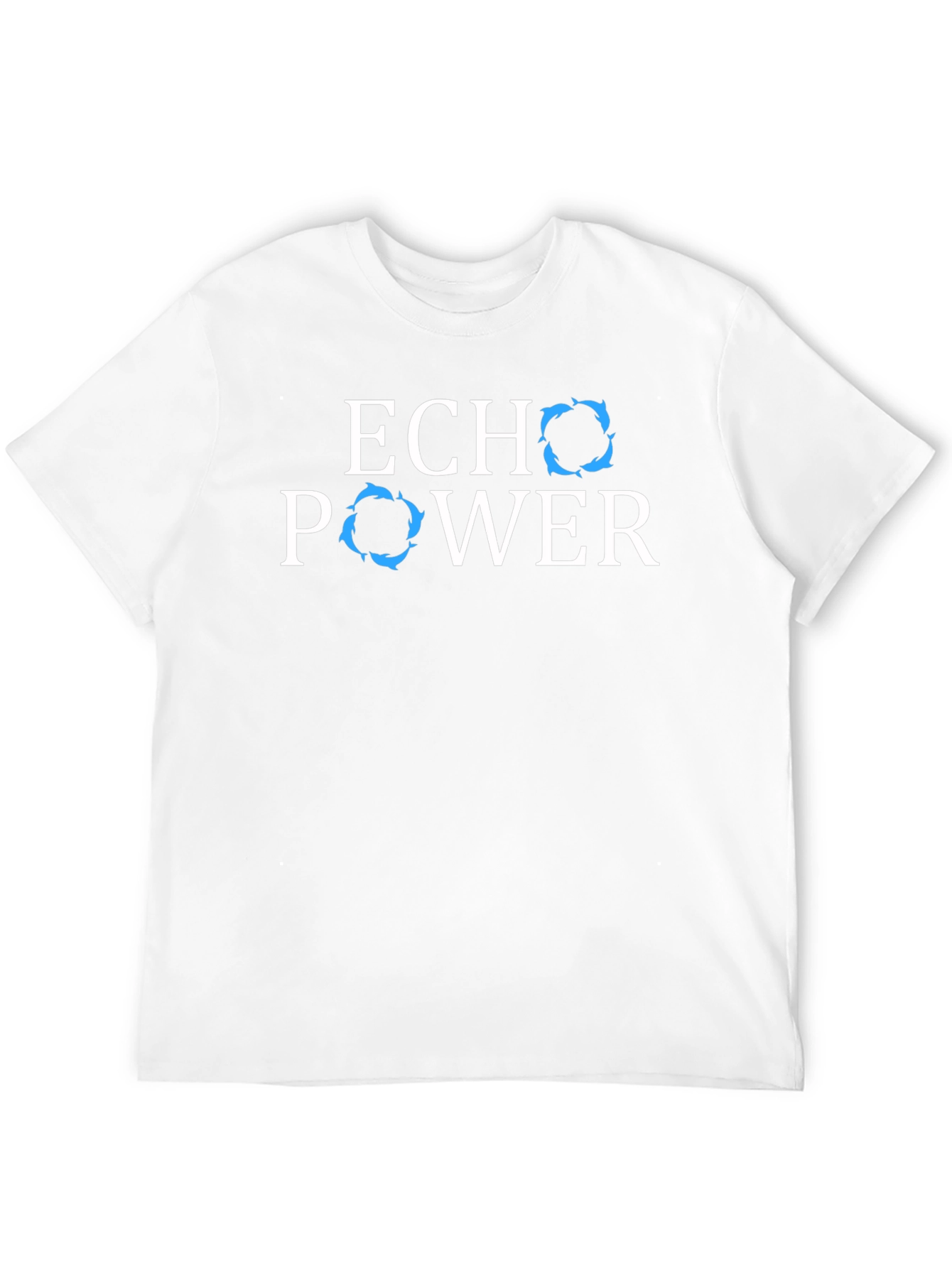 Echo Power Graphic Tee - Black Cotton T-Shirt