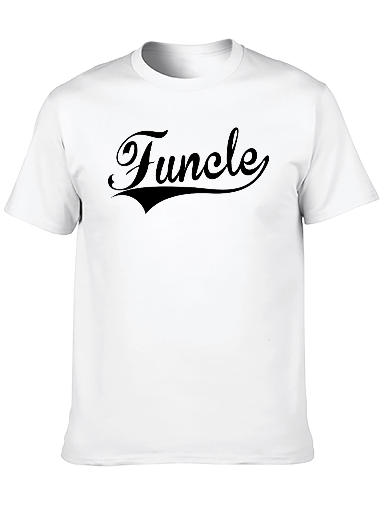 Funcle Black T-Shirt - Cool Uncle Tee