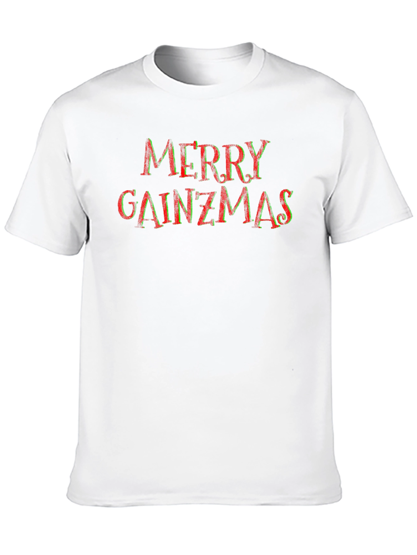 Merry Gainzmas Black T-Shirt - Fitness Holiday Apparel