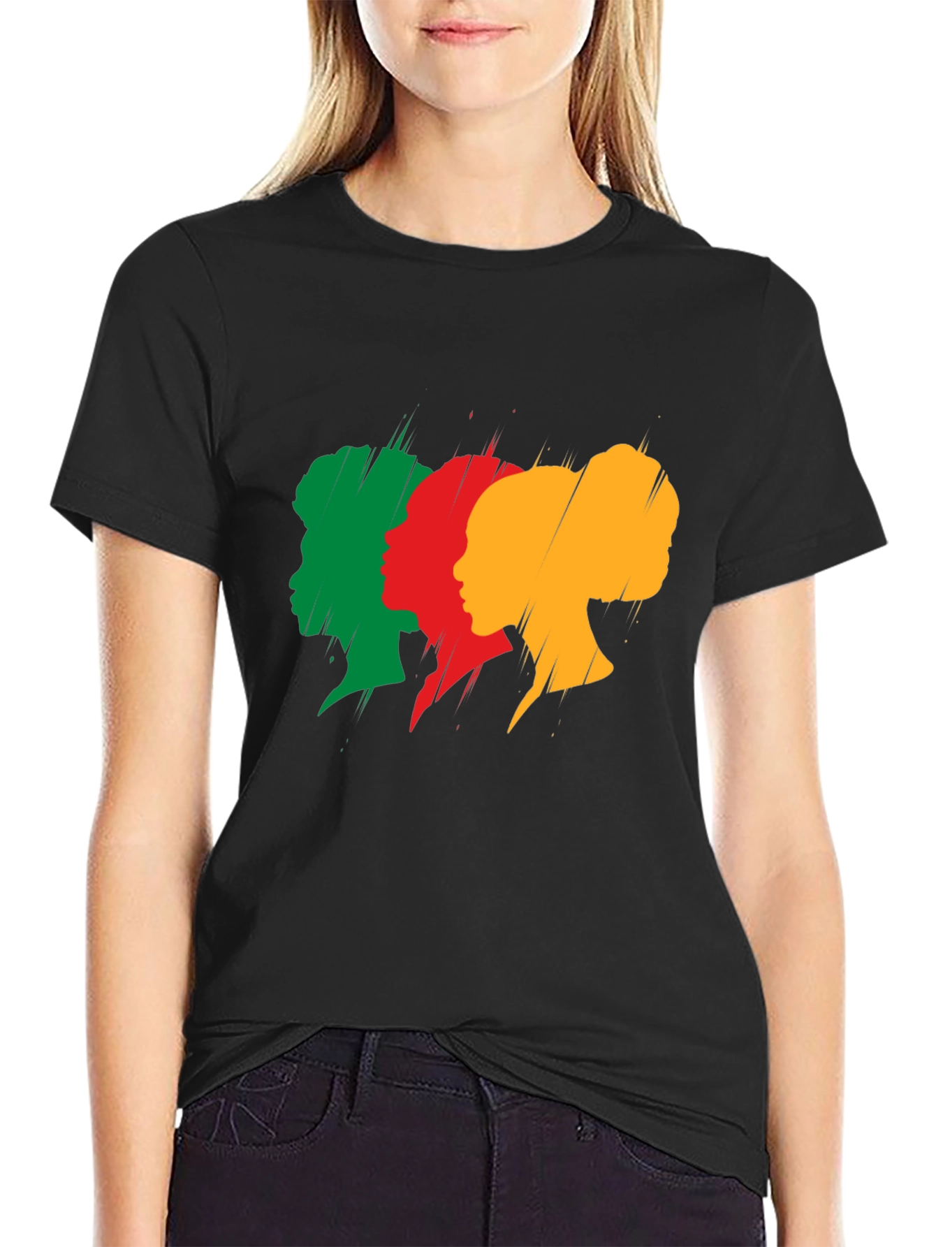 Pan African Women T-Shirt - Black Pride Tee