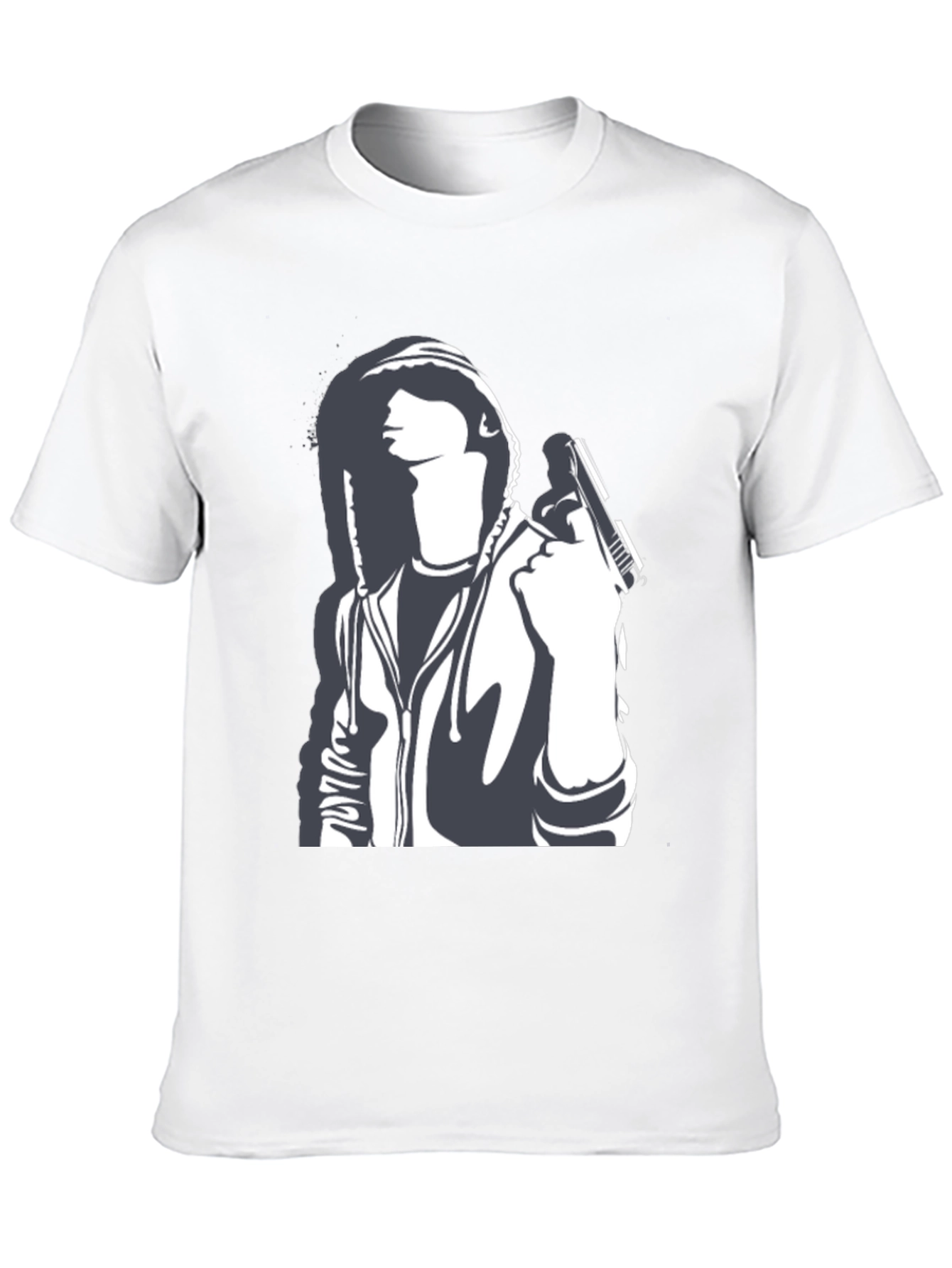 Gun Graphic Black T-Shirt