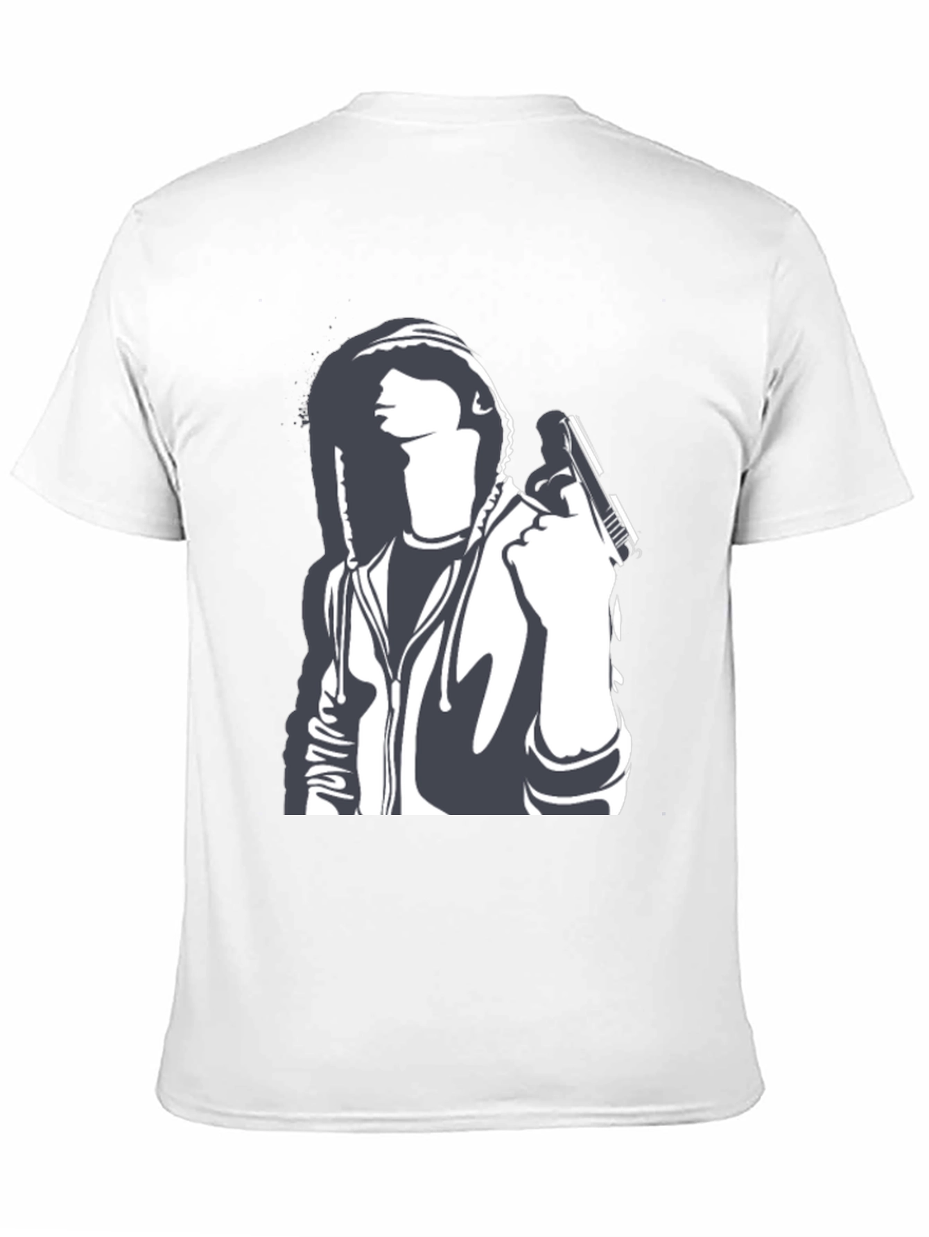 Gun Graphic Black T-Shirt