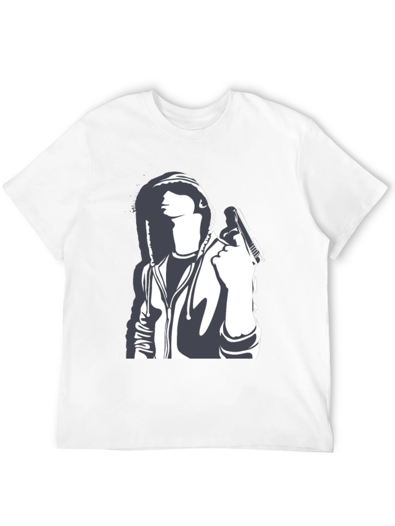 Gun Graphic Black T-Shirt